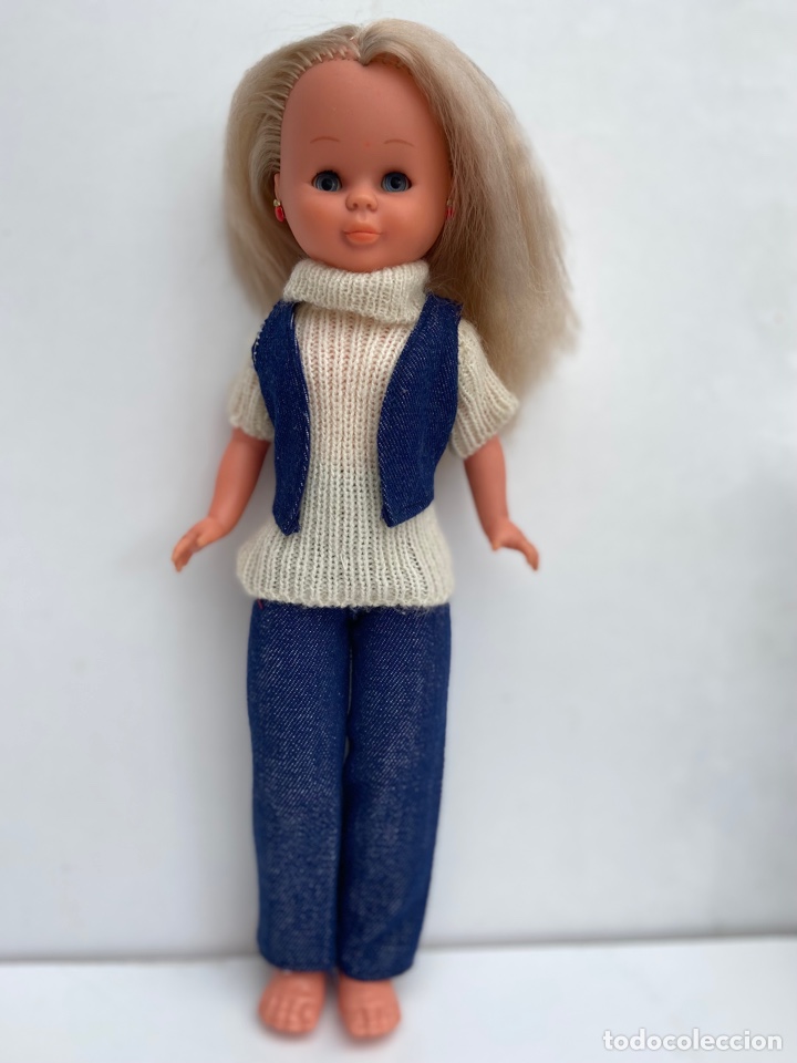 Mu&ntilde;ecas Nancy y Lucas: Conjunto jeans Nancy a&ntilde;os 70 - Foto 1
