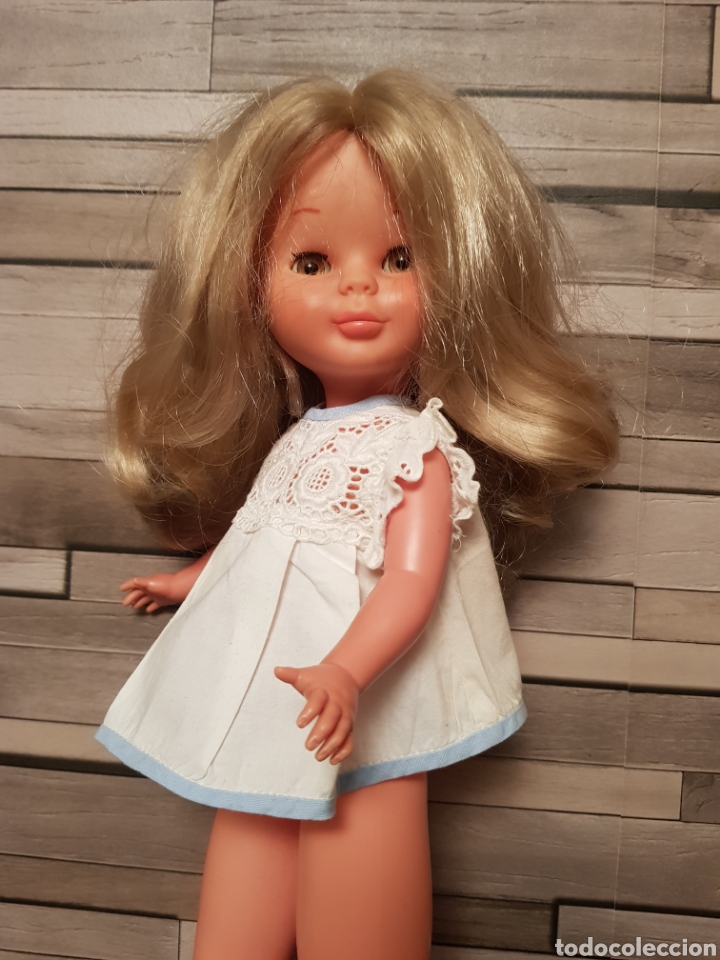 Mu&ntilde;ecas Nancy y Lucas: Blusa algod&oacute;n con puntilla , nancy - Foto 1