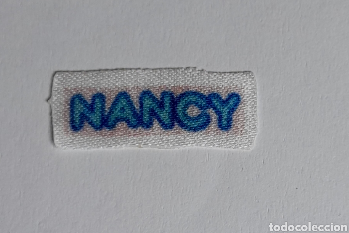 Mu&ntilde;ecas Nancy y Lucas: etiquetas de Nancy no original