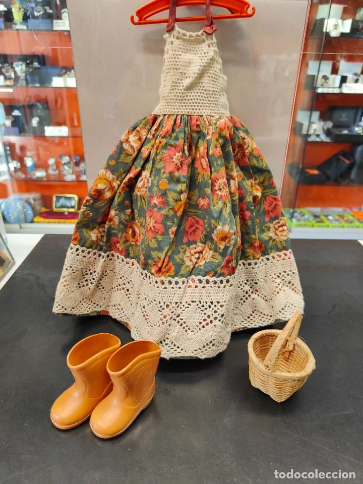 Mu&ntilde;ecas Nancy y Lucas: Nancy Ref.34 Vestido-Botas-Cesta - Foto 1