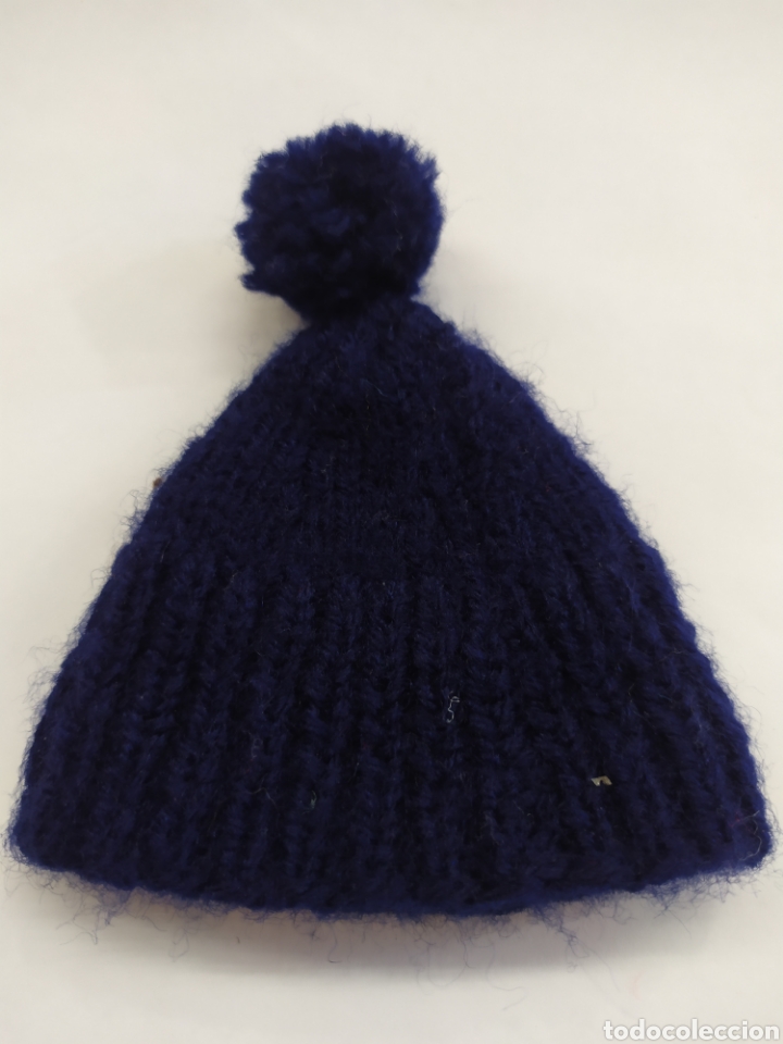 Mu&ntilde;ecas Nancy y Lucas: Gorro lana azul para Nancy. - Foto 2