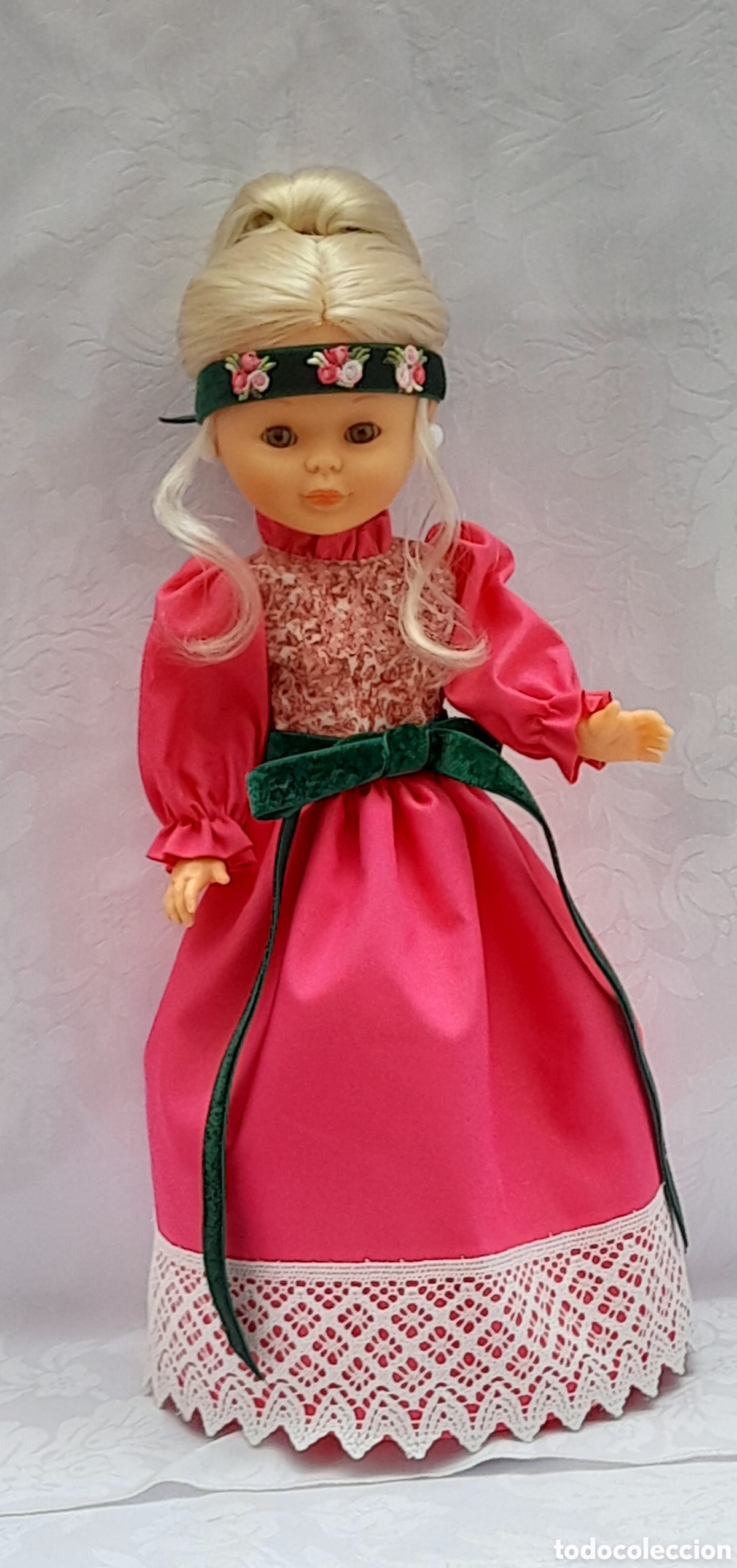 Mu&ntilde;ecas Nancy y Lucas: vestido ibicenca confeccionado - Foto 4