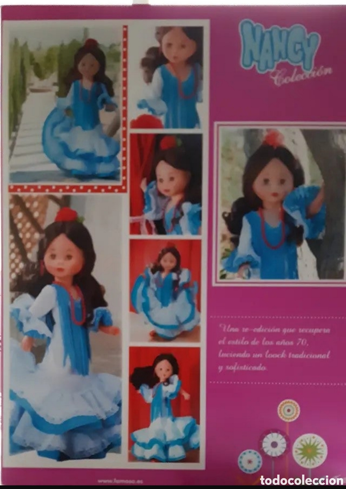 Mu&ntilde;ecas Nancy y Lucas: Nancy flamenca azul - Foto 2