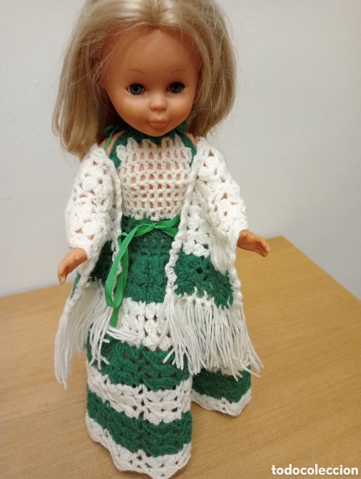 Mu&ntilde;ecas Nancy y Lucas: Vestido y chal para Nancy - Foto 2