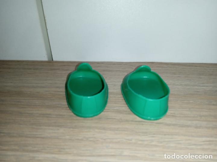 Mu&ntilde;ecas Nancy y Lucas: Zapatos de boton verde mu&ntilde;eca Nancy - Foto 4