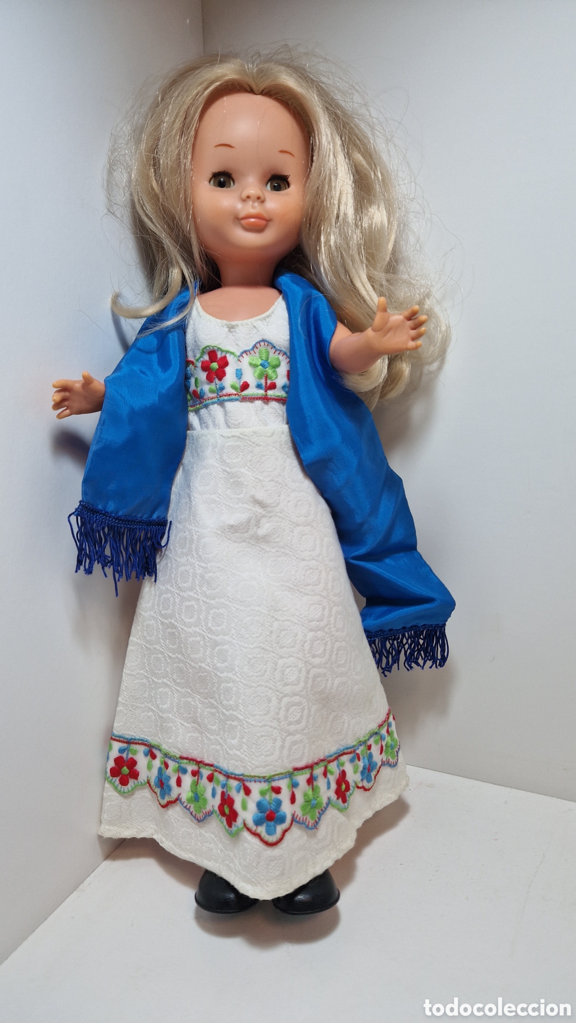 vestido años 70. vestido largo - Dresses and accessories for Nancy Lucas dolls on todocoleccion