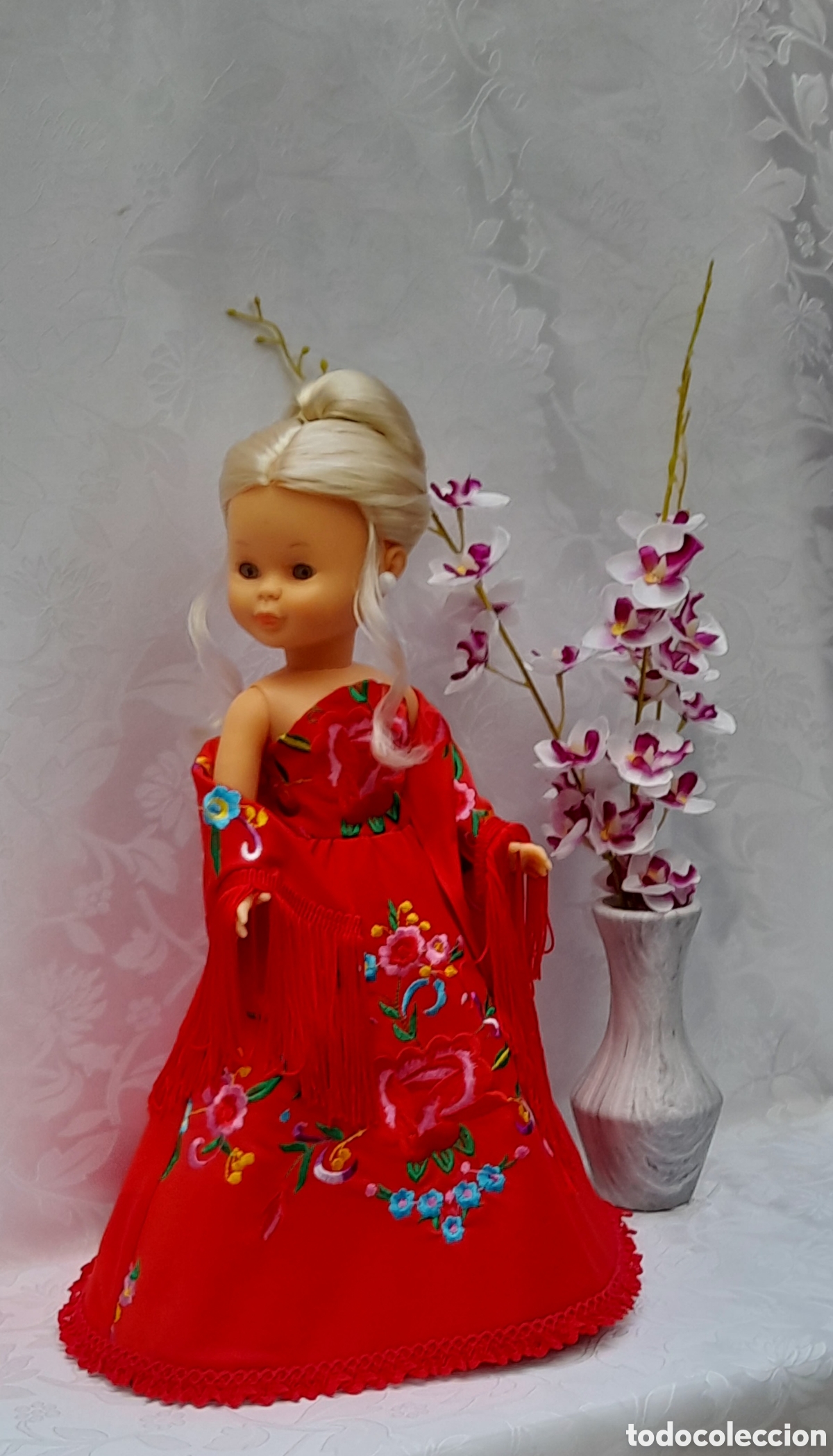 Mu&ntilde;ecas Nancy y Lucas: Vestido y mantoncillo - Foto 2