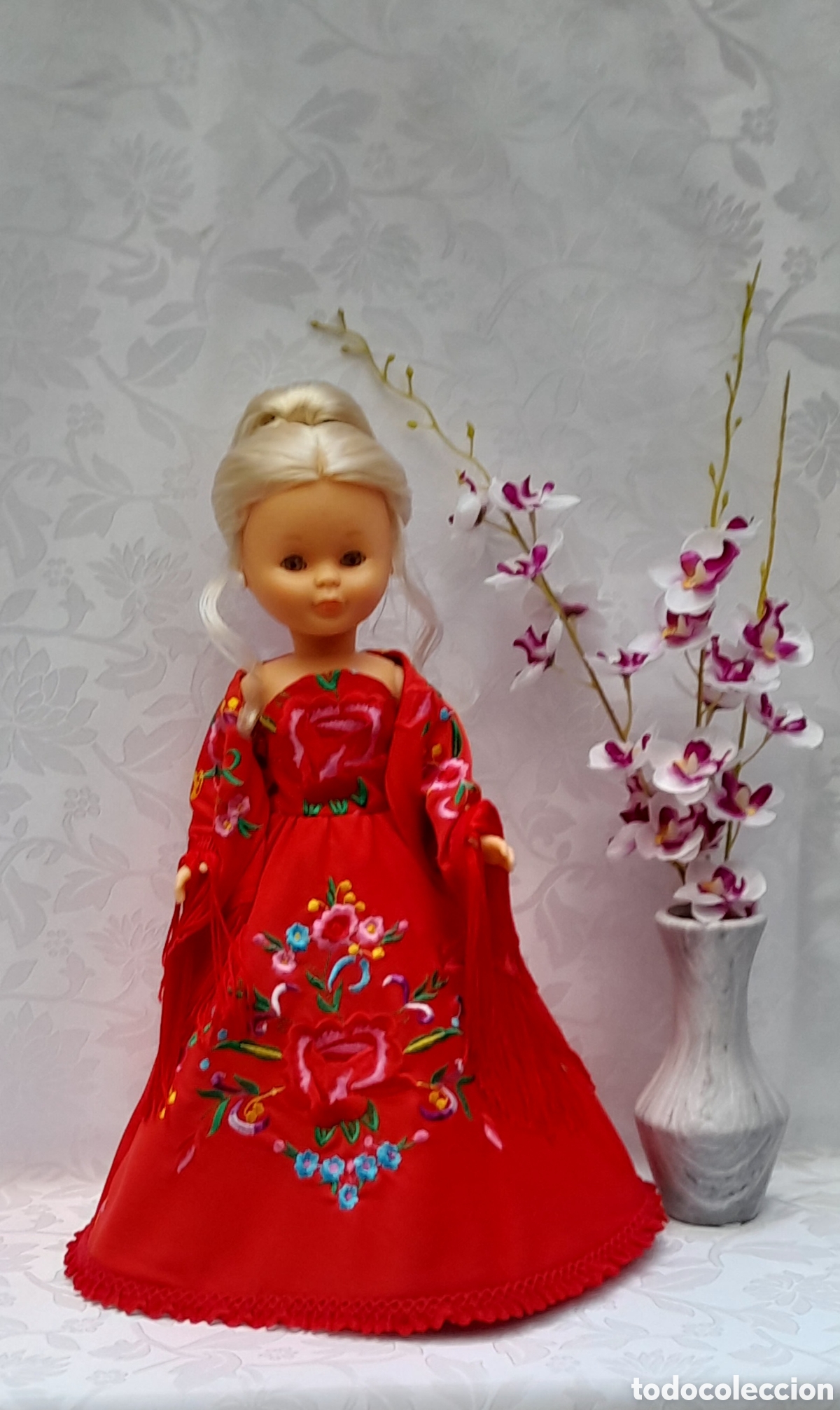 Mu&ntilde;ecas Nancy y Lucas: Vestido y mantoncillo - Foto 1