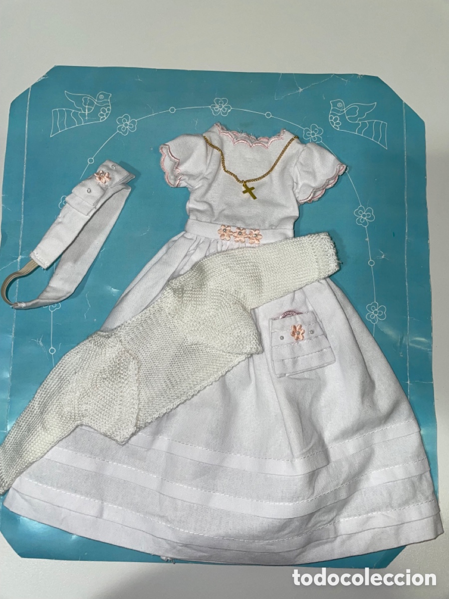 Mu&ntilde;ecas Nancy y Lucas: Vestido Nancy de comuni&oacute;n - Foto 1