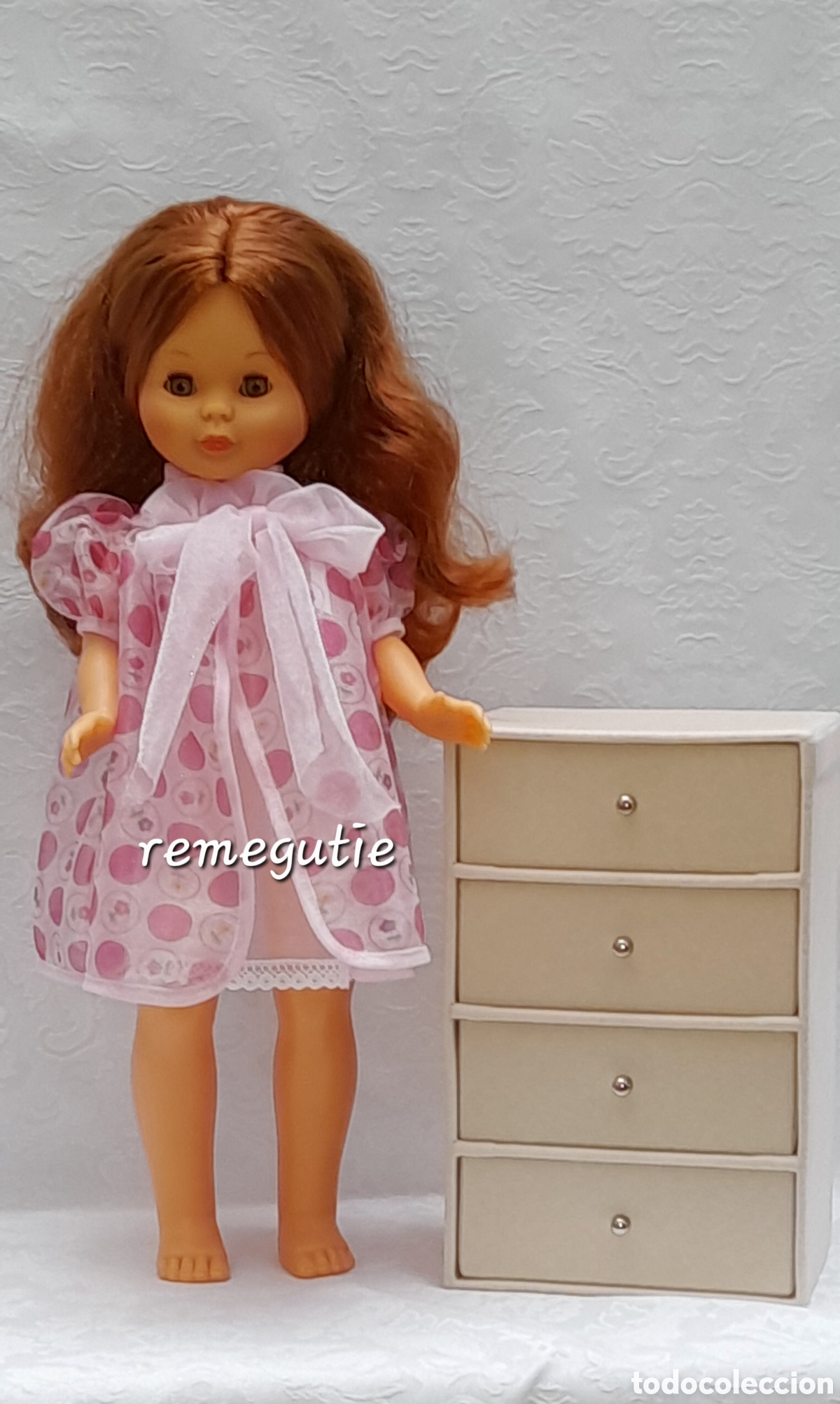 Mu&ntilde;ecas Nancy y Lucas: Conjunto buenas noches confeccionado - Foto 14