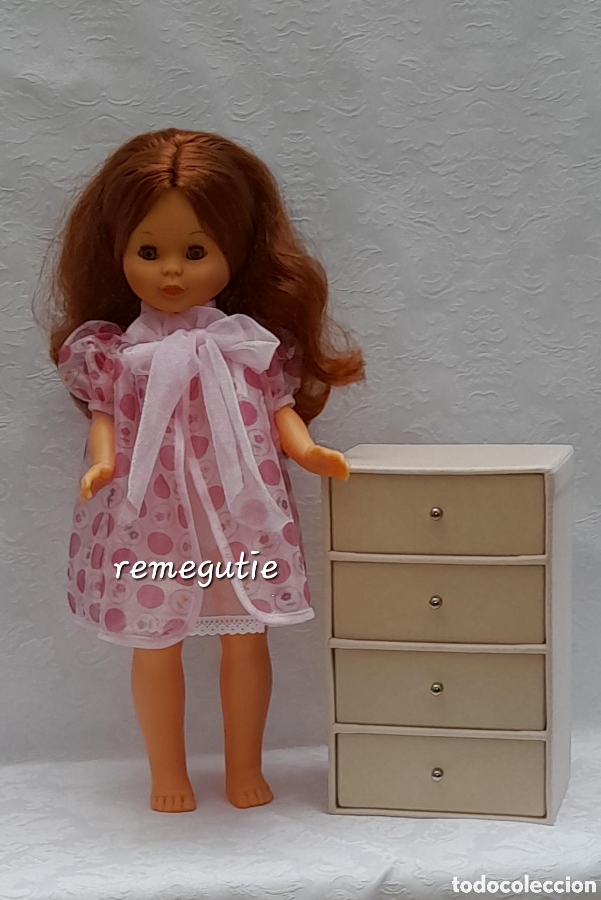 Mu&ntilde;ecas Nancy y Lucas: Conjunto buenas noches confeccionado - Foto 19