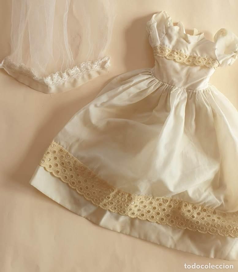 Mu&ntilde;ecas Nancy y Lucas: Vestido de primera comuni&oacute;n de la mu&ntilde;eca Nancy. - Foto 1