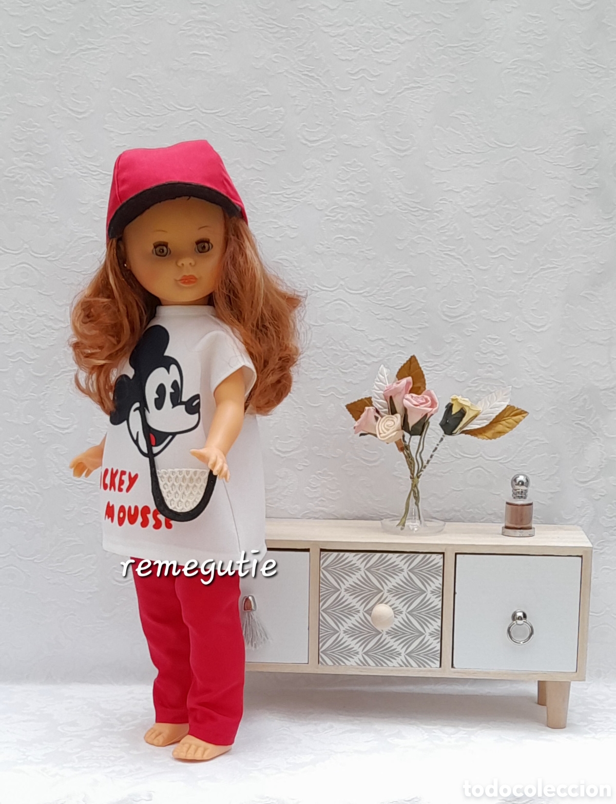 Mu&ntilde;ecas Nancy y Lucas: Conjunto Mickey confeccionado - Foto 2