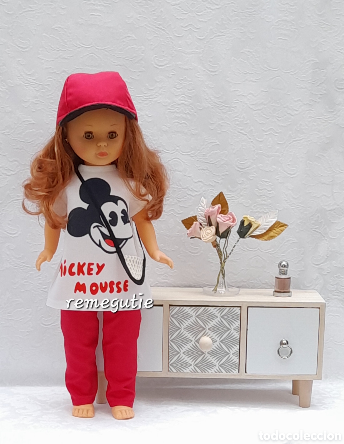 Mu&ntilde;ecas Nancy y Lucas: Conjunto Mickey confeccionado - Foto 3