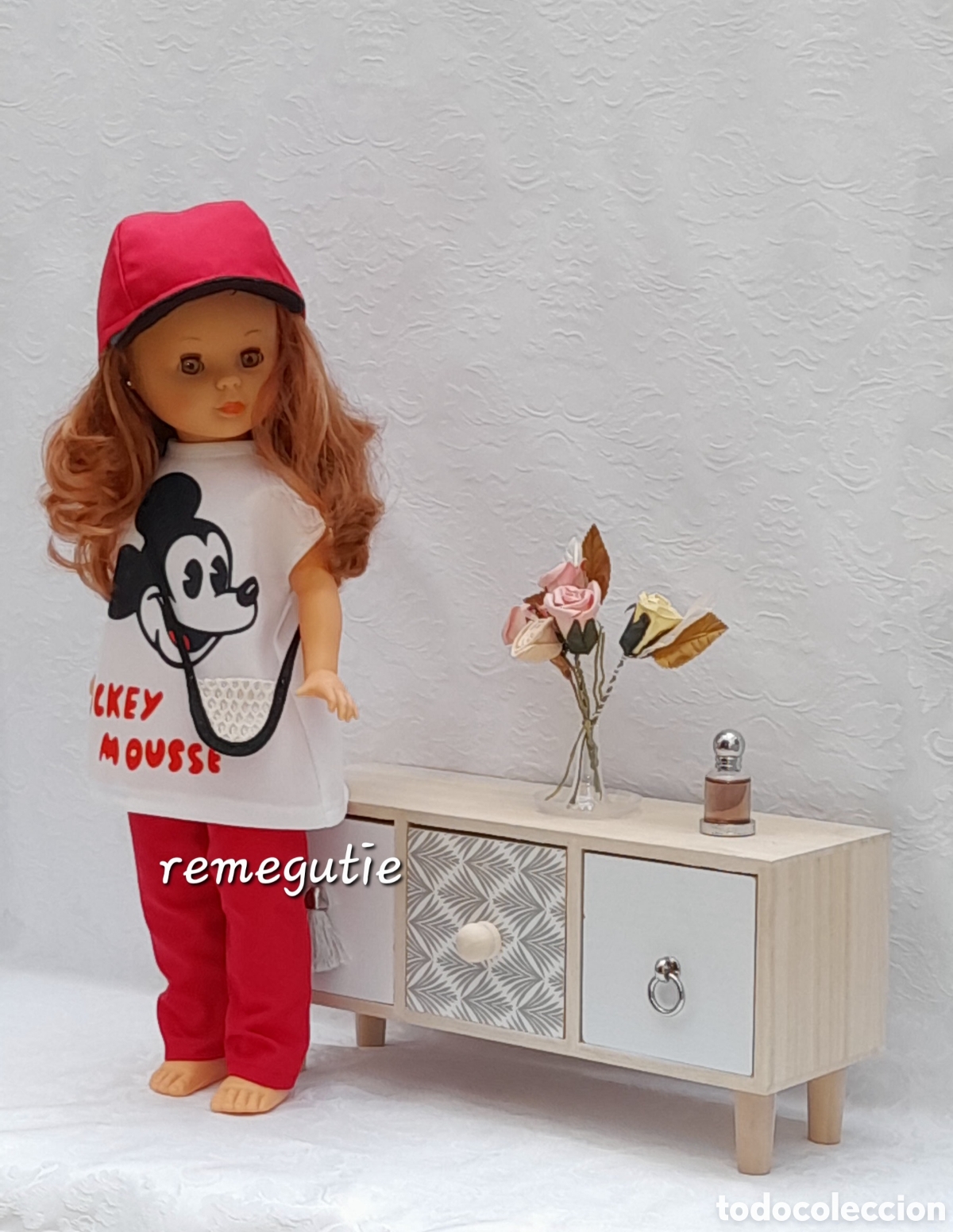 Mu&ntilde;ecas Nancy y Lucas: Conjunto Mickey confeccionado - Foto 4