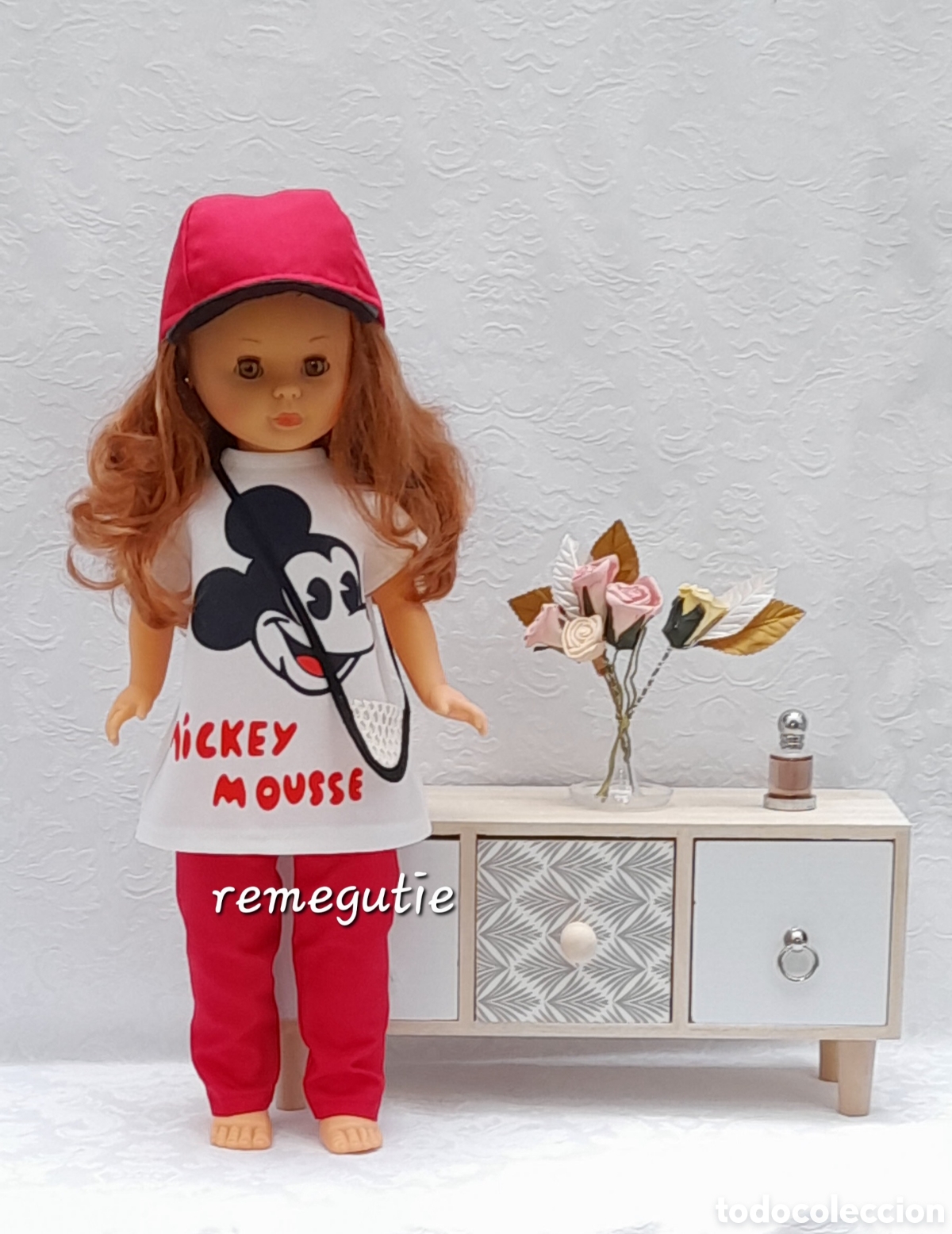 Mu&ntilde;ecas Nancy y Lucas: Conjunto Mickey confeccionado - Foto 1