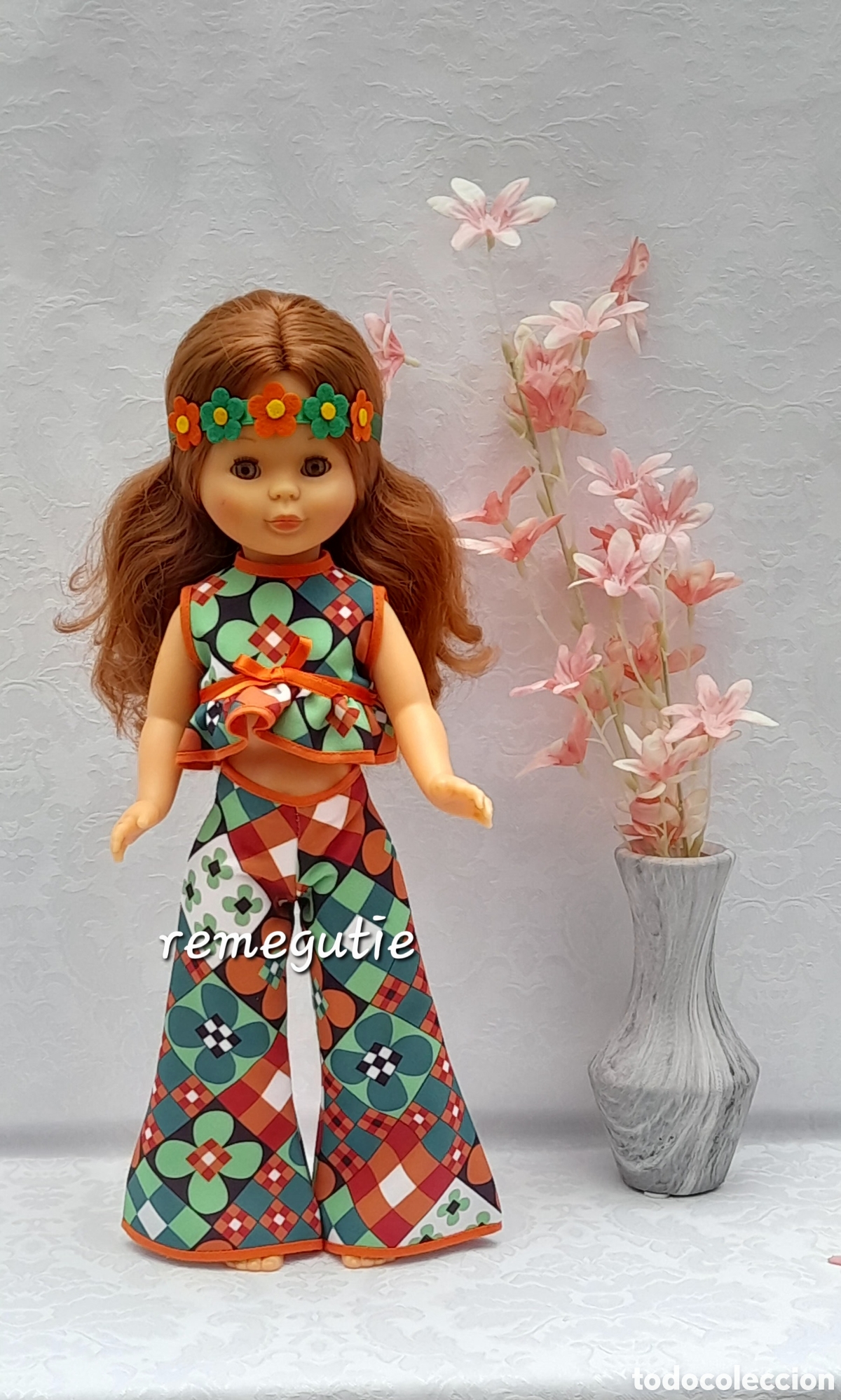 Mu&ntilde;ecas Nancy y Lucas: Conjunto en el Jard&iacute;n confeccionado - Foto 2