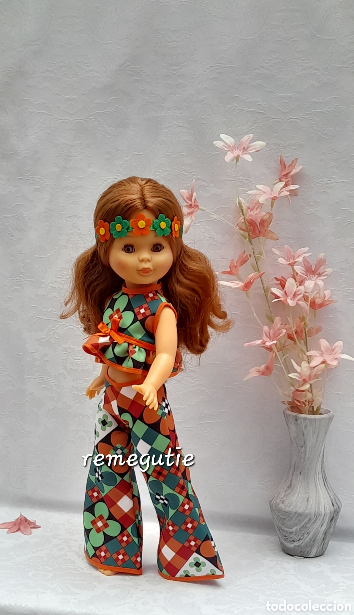 Mu&ntilde;ecas Nancy y Lucas: Conjunto en el Jard&iacute;n confeccionado - Foto 3