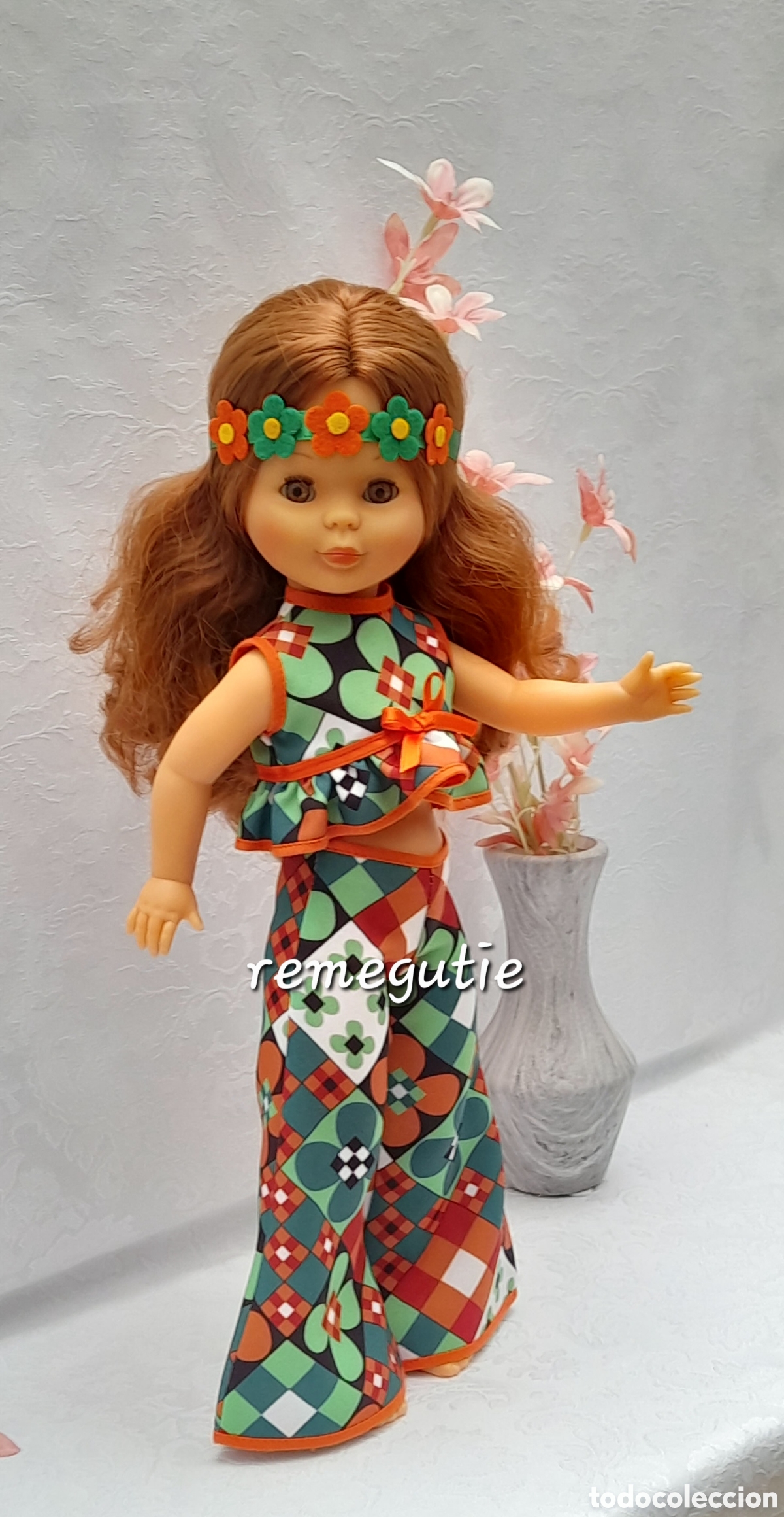 Mu&ntilde;ecas Nancy y Lucas: Conjunto en el Jard&iacute;n confeccionado - Foto 1