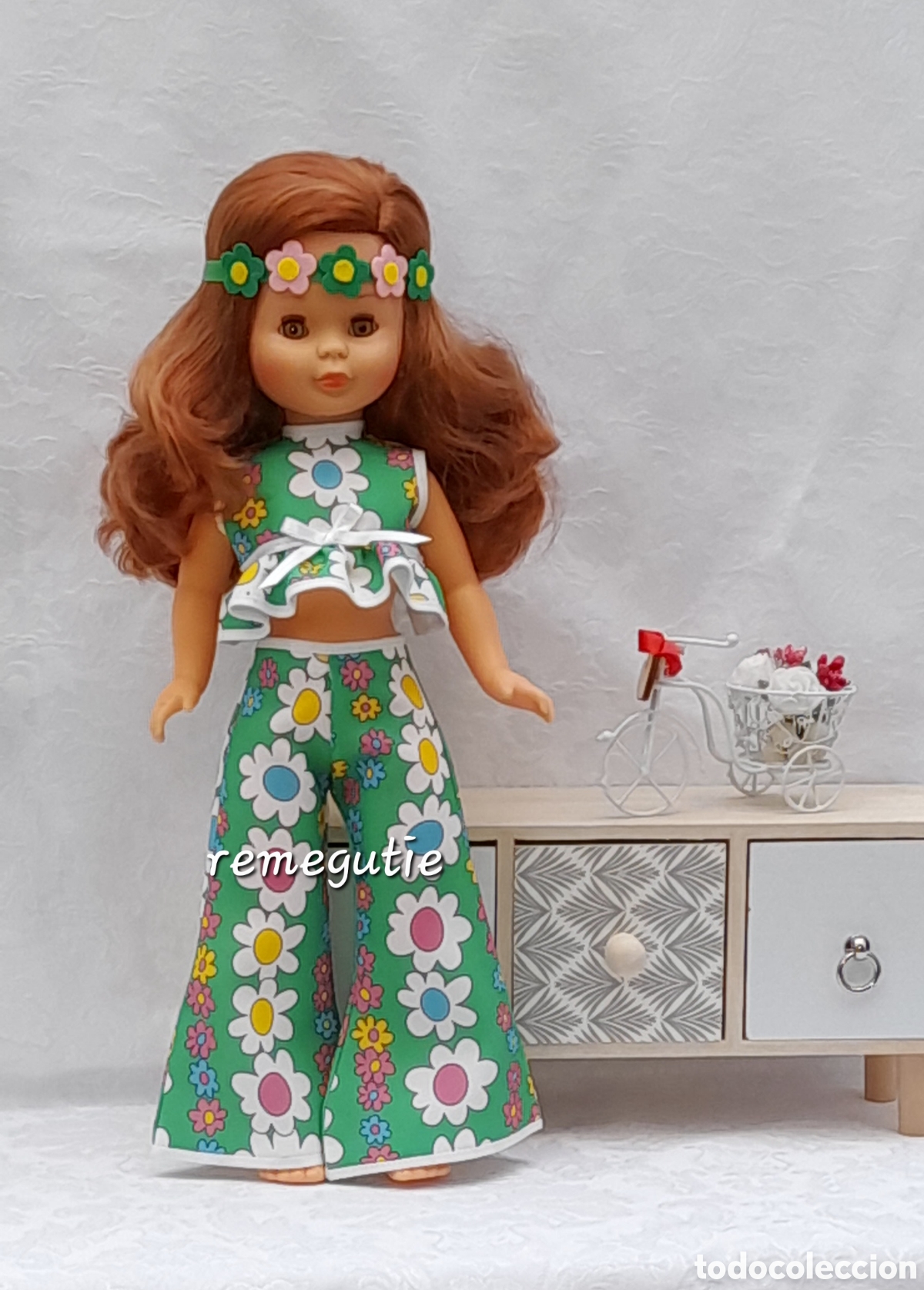 Mu&ntilde;ecas Nancy y Lucas: Conjunto En el Jard&iacute;n confeccionado - Foto 2