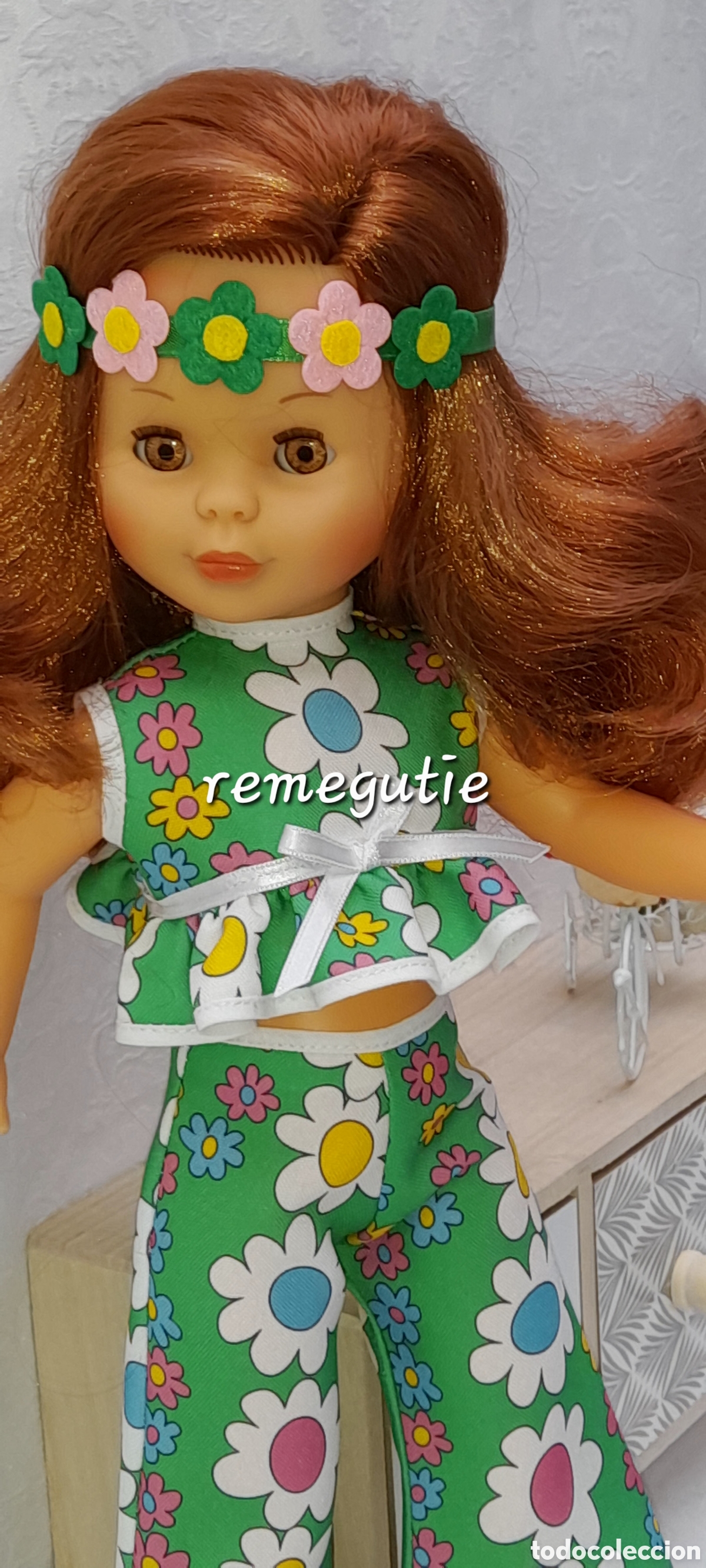 Mu&ntilde;ecas Nancy y Lucas: Conjunto En el Jard&iacute;n confeccionado - Foto 3
