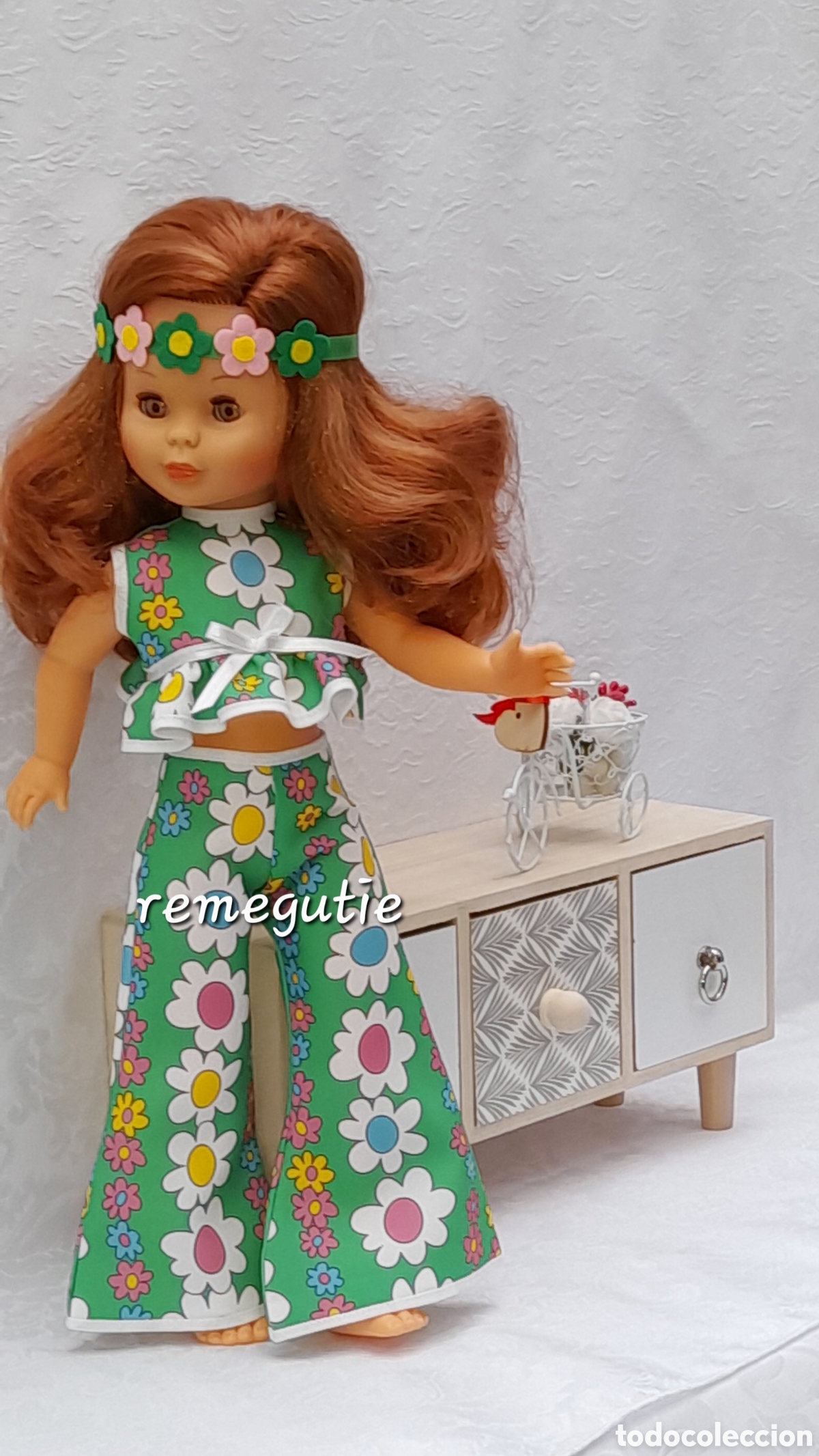 Mu&ntilde;ecas Nancy y Lucas: Conjunto En el Jard&iacute;n confeccionado - Foto 1