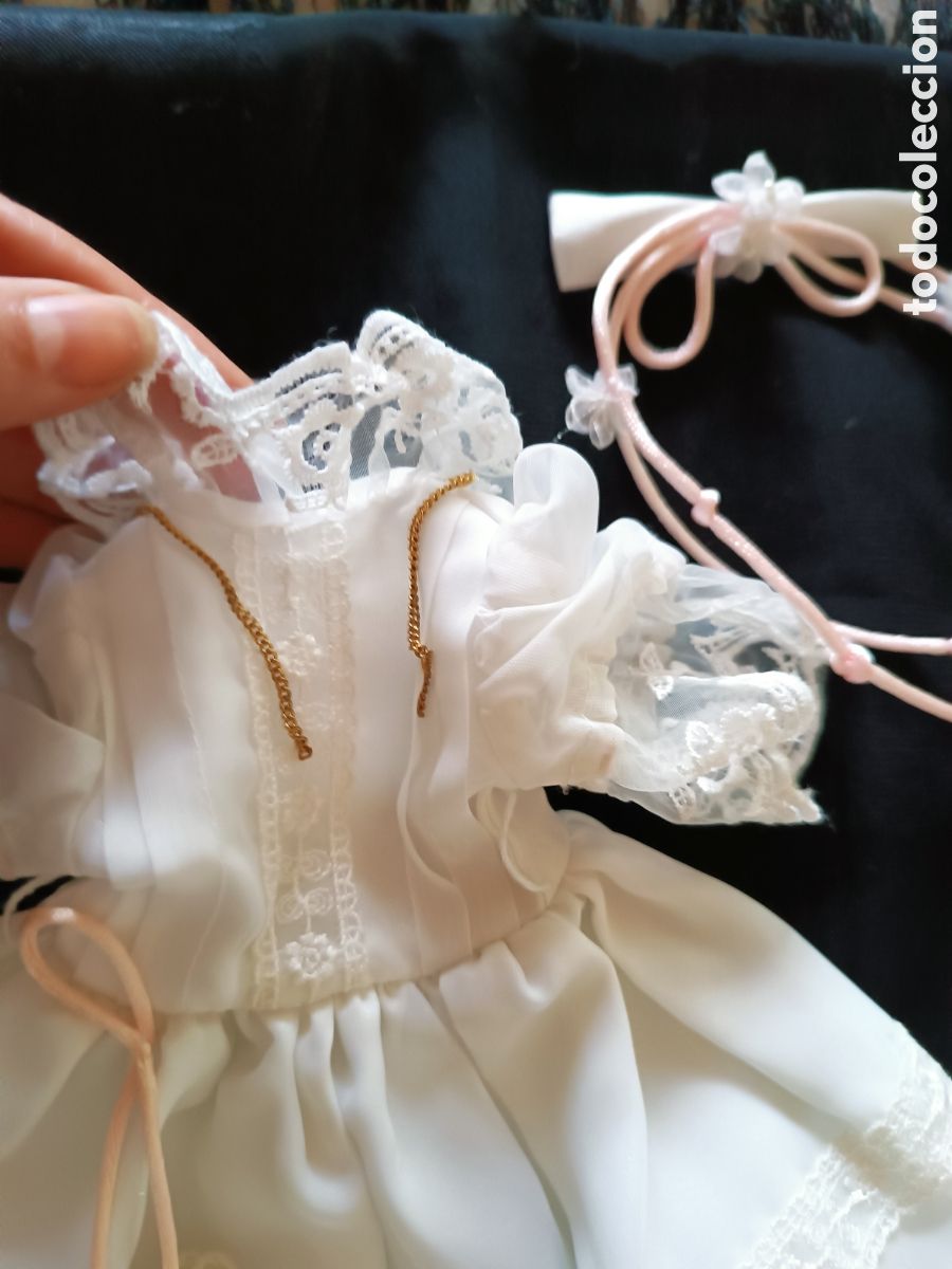 Mu&ntilde;ecas Nancy y Lucas: Vestido de Nancy comuni&oacute;n - Foto 3