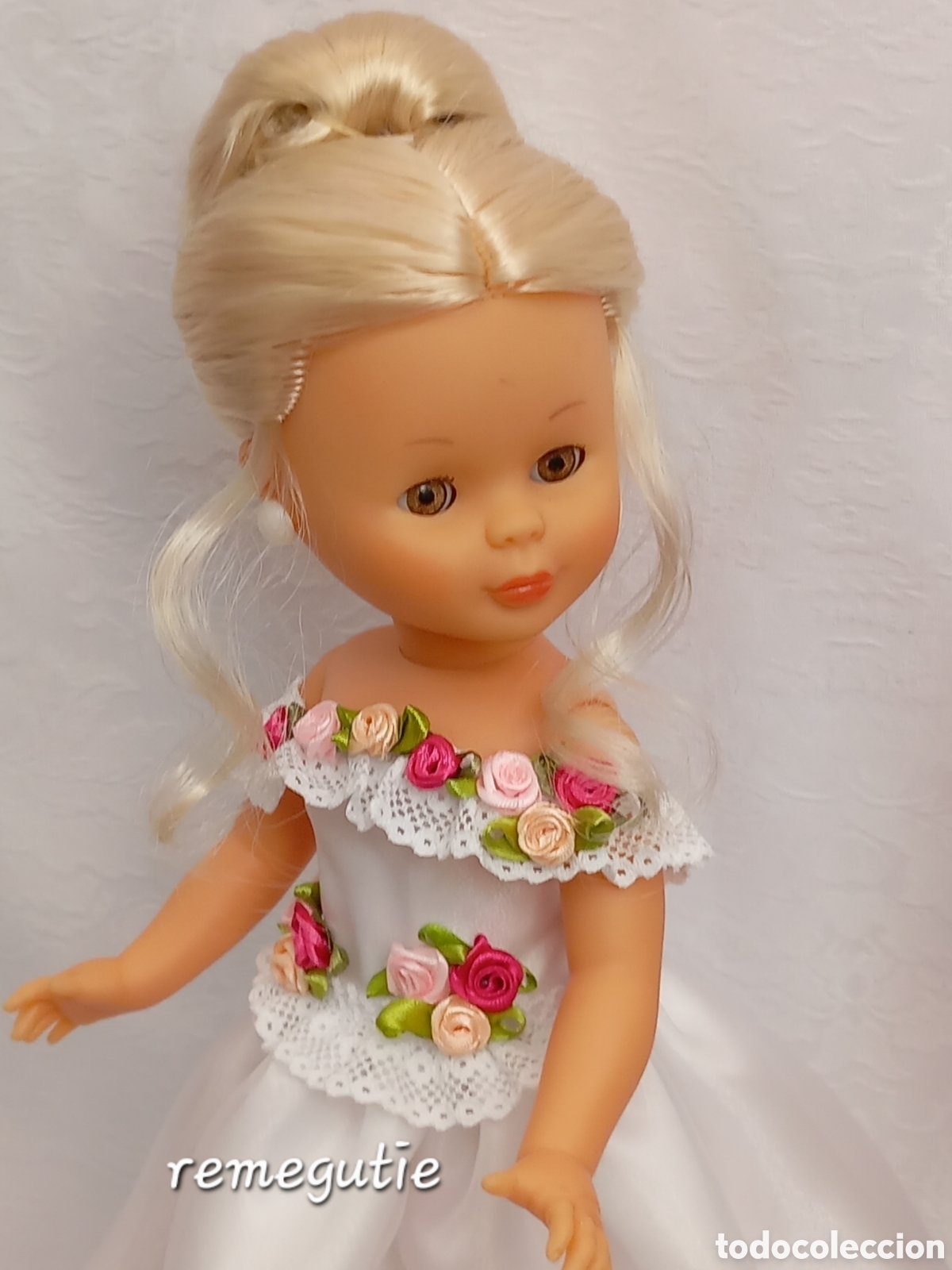Mu&ntilde;ecas Nancy y Lucas: Vestido para mu&ntilde;ecas confeccionado - Foto 4
