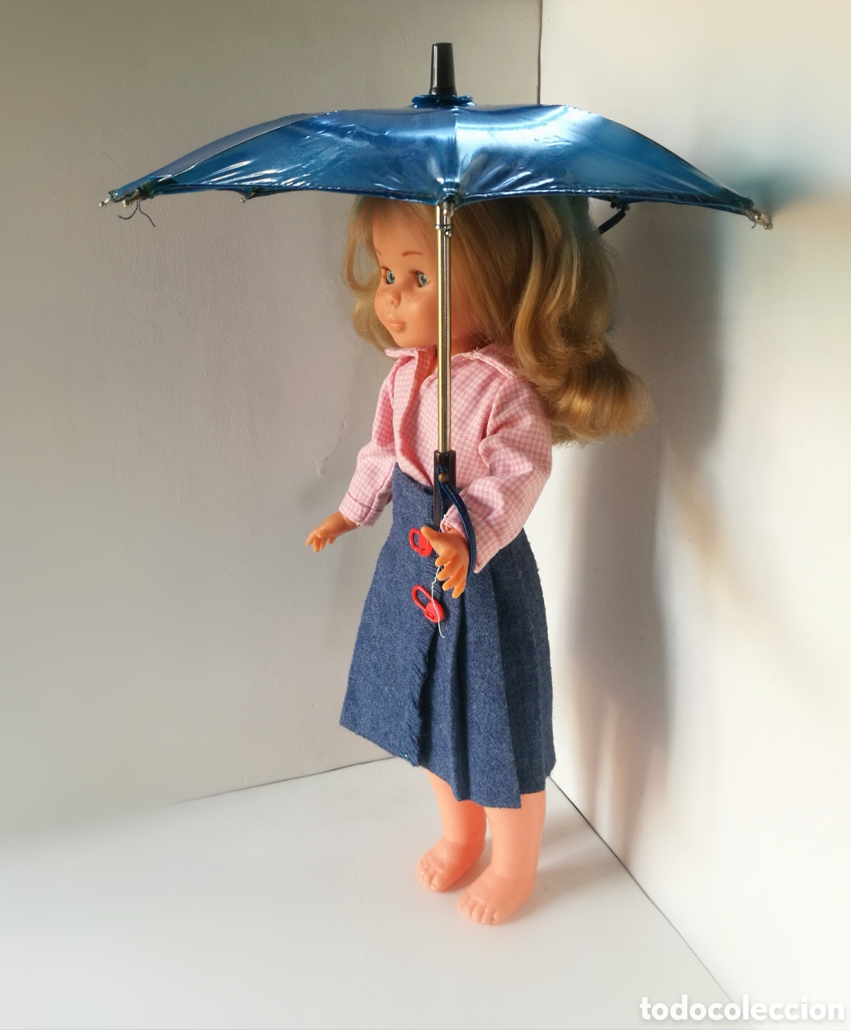 antiguo paraguas azul plastico semitransparente Buy Dresses and accessories for Nancy and Lucas dolls on todocoleccion