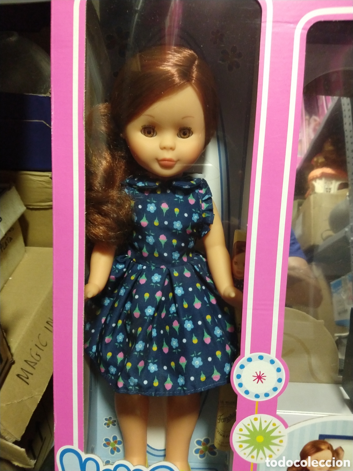 Mu&ntilde;ecas Nancy y Lucas: Nancy en caja conjunto puzzle con vestidor - Foto 2