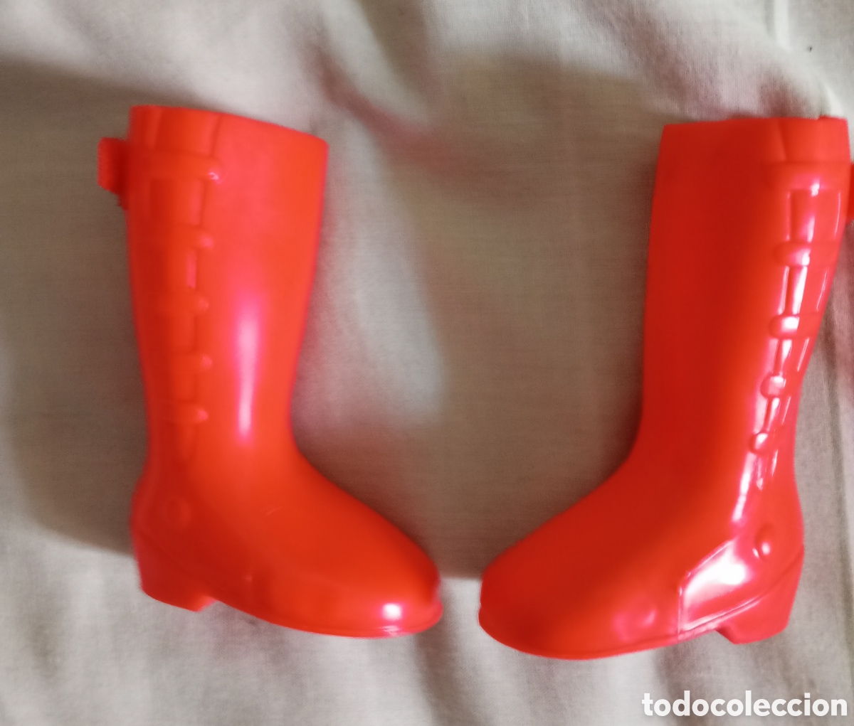 Mu&ntilde;ecas Nancy y Lucas: Botas altas de Nancy en rojo - Foto 1