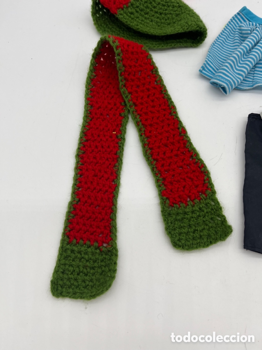 Mu&ntilde;ecas Nancy y Lucas: Lote ropa variada Nancy y otras mu&ntilde;ecas ganchillo gorro bufanda - Foto 2
