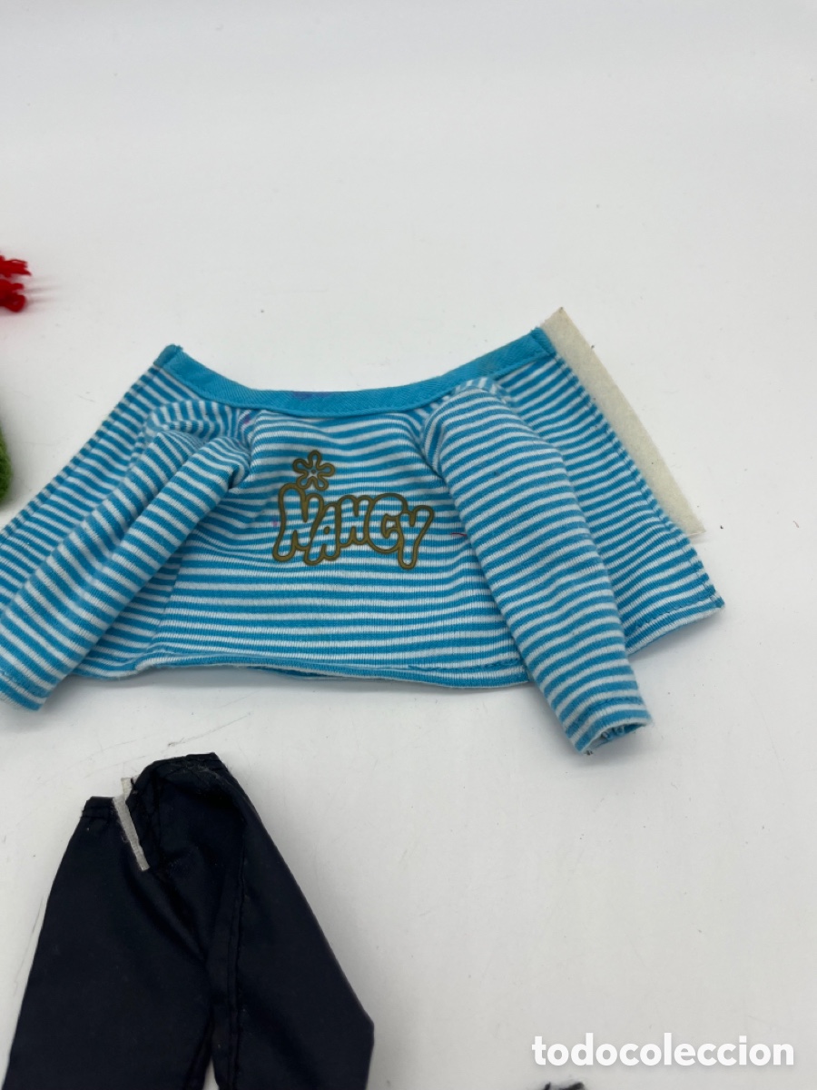 Mu&ntilde;ecas Nancy y Lucas: Lote ropa variada Nancy y otras mu&ntilde;ecas ganchillo gorro bufanda - Foto 4