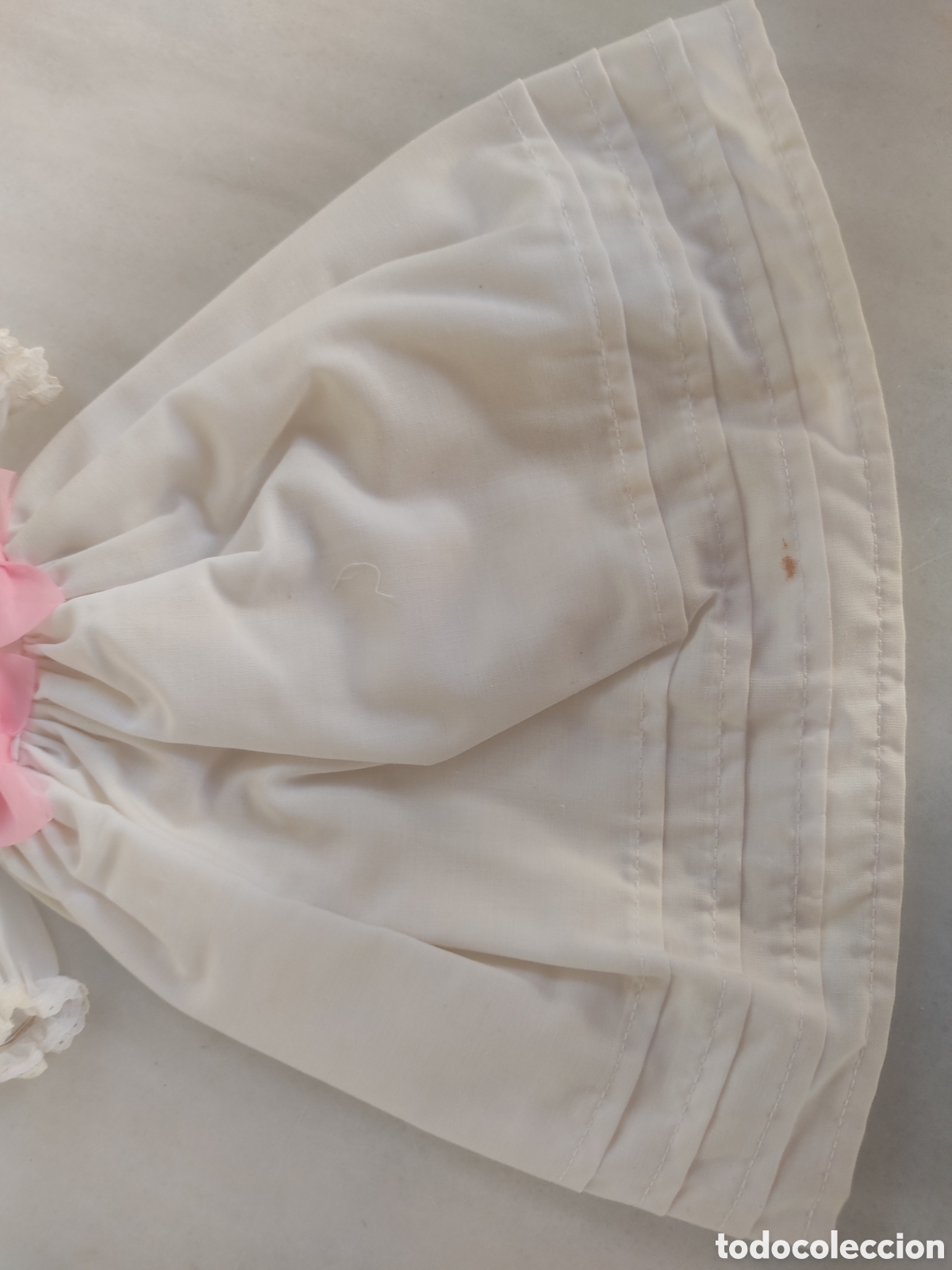 Mu&ntilde;ecas Nancy y Lucas: vestido de Nancy con dos lazos rosas original - Foto 3