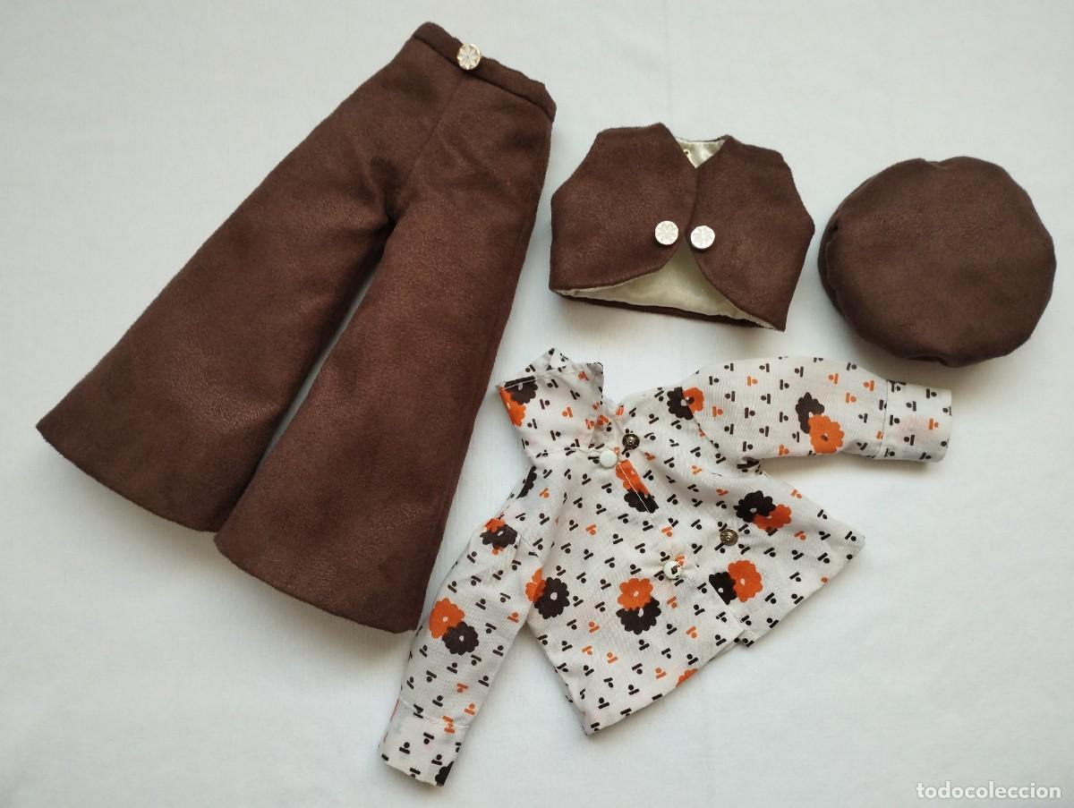 Mu&ntilde;ecas Nancy y Lucas: Conjunto vintage para Nancy estilo cal&eacute;, boho, pub - Foto 11