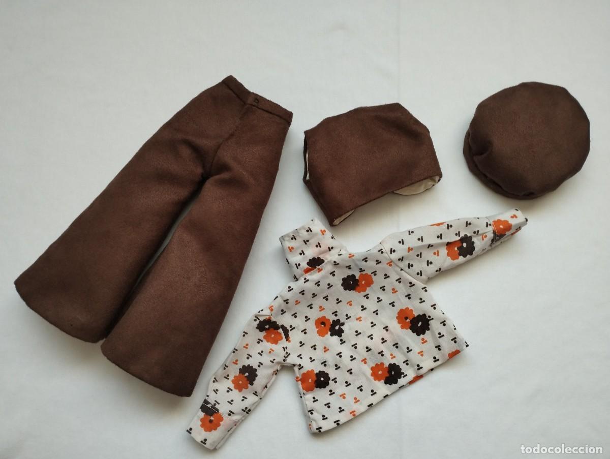 Mu&ntilde;ecas Nancy y Lucas: Conjunto vintage para Nancy estilo cal&eacute;, boho, pub - Foto 13