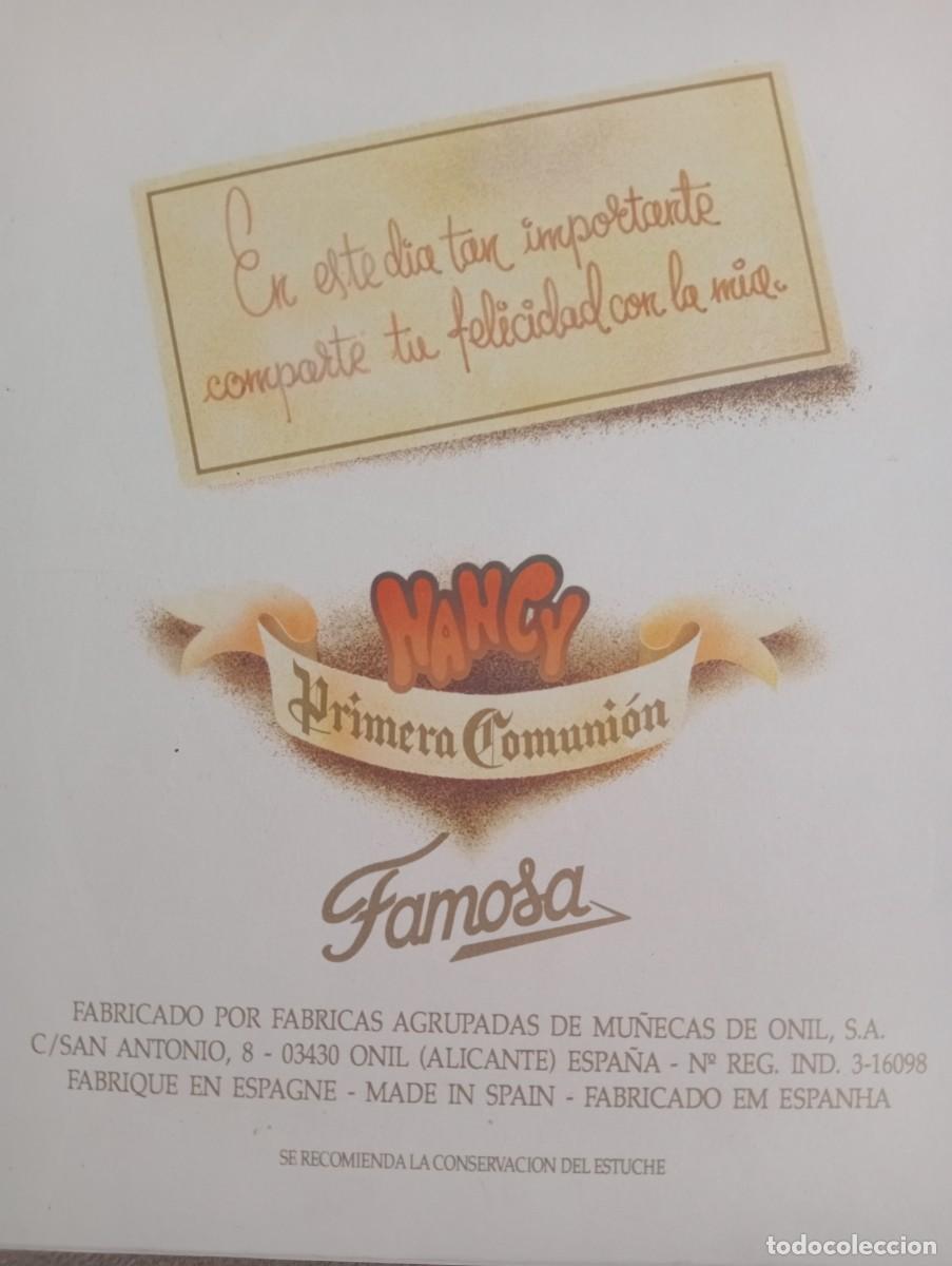 Mu&ntilde;ecas Nancy y Lucas: Nancy de Famosa. Primera Comuni&oacute;n. 1989 - Foto 4
