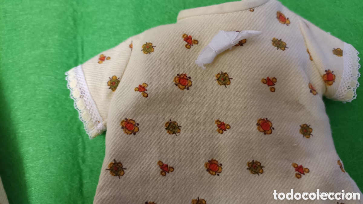 Mu&ntilde;ecas Nancy y Lucas: Dif&iacute;cil versi&oacute;n pijama de Nancy a&ntilde;os 70 amarillo - Foto 3