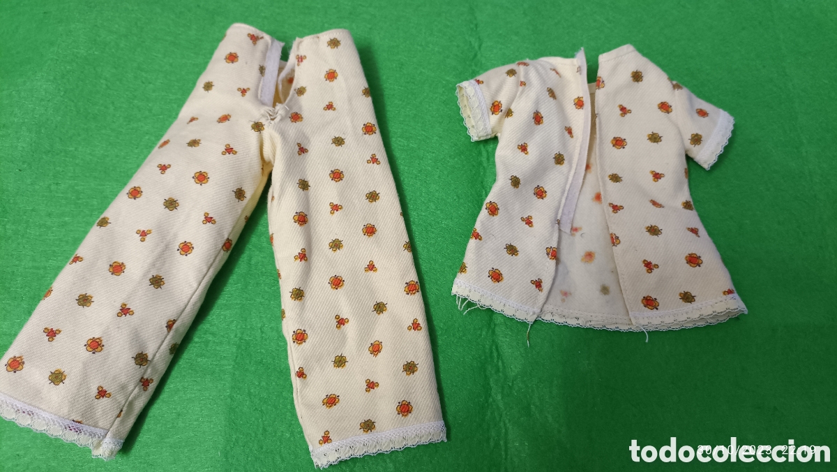 Mu&ntilde;ecas Nancy y Lucas: Dif&iacute;cil versi&oacute;n pijama de Nancy a&ntilde;os 70 amarillo - Foto 1