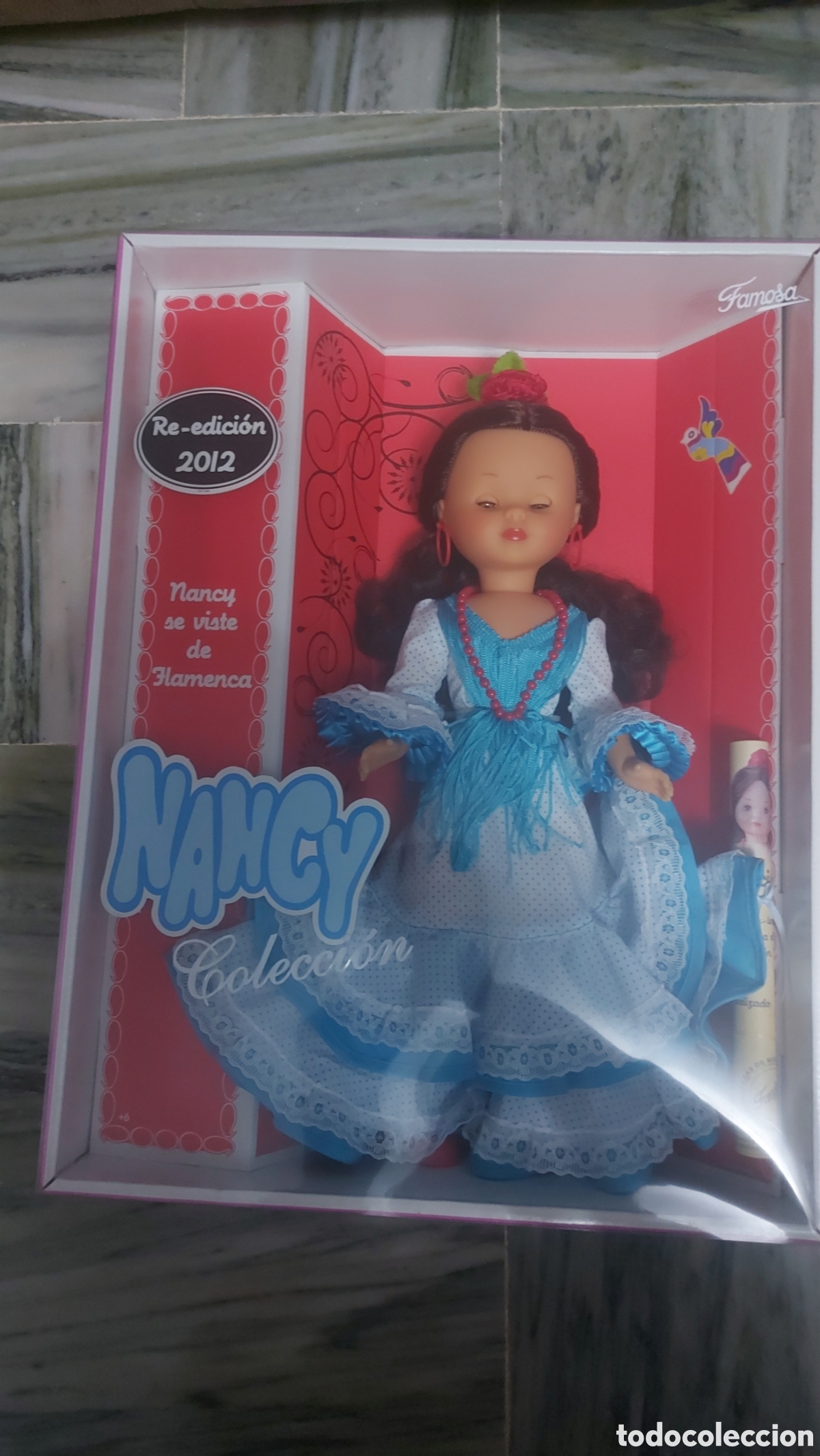 Mu&ntilde;ecas Nancy y Lucas: Nancy flamenca azul reedicion - Foto 2