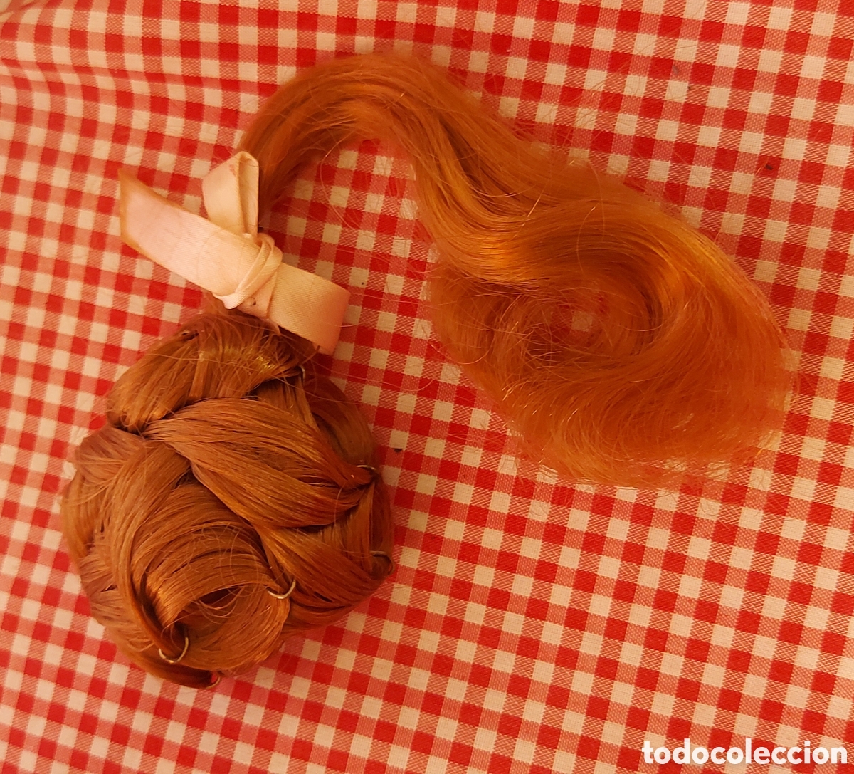 Mu&ntilde;ecas Nancy y Lucas: Nancy. Mo&ntilde;o postizo casta&ntilde;o con lazo - Foto 1