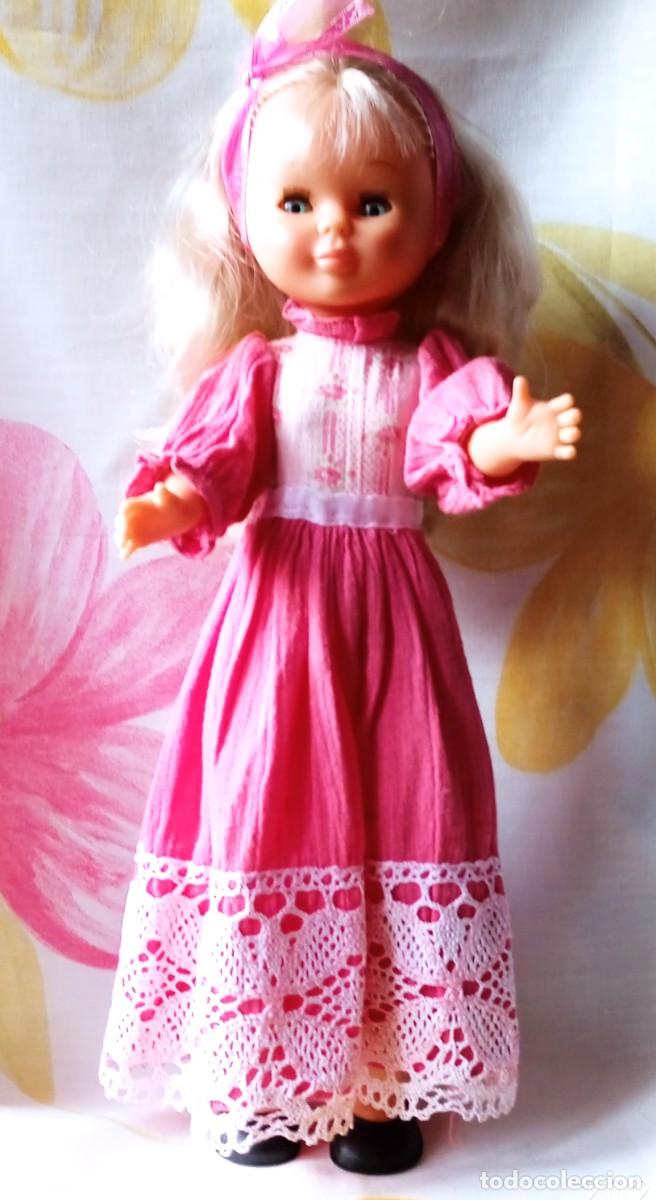 Mu&ntilde;ecas Nancy y Lucas: VESTIDO IBICENCA NANCY-A&Ntilde;OS 70 - Foto 1