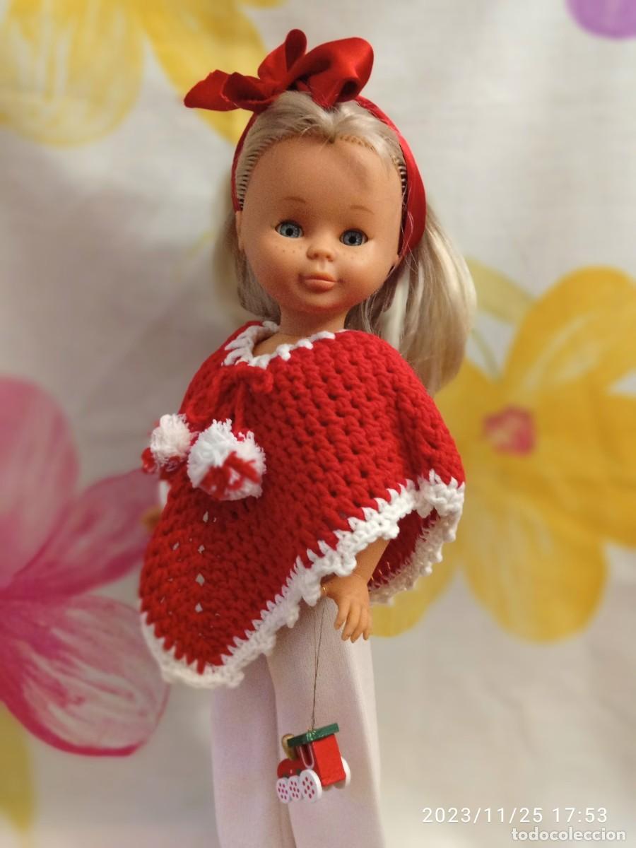 Mu&ntilde;ecas Nancy y Lucas: PONCHO PARA NANCY ARTESANAL - Foto 2