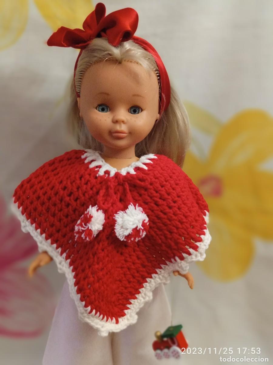Mu&ntilde;ecas Nancy y Lucas: PONCHO PARA NANCY ARTESANAL - Foto 3