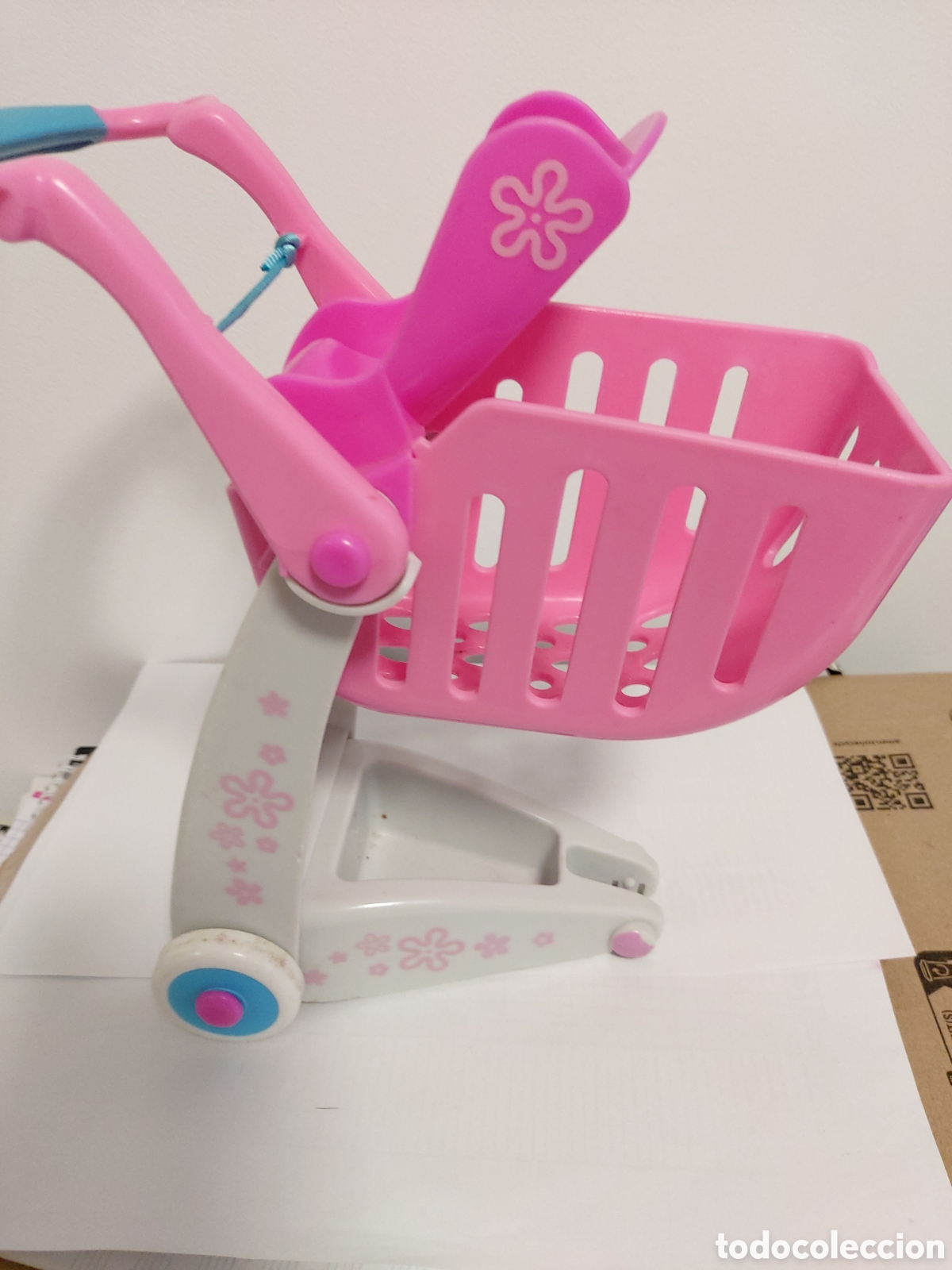 Mu&ntilde;ecas Nancy y Lucas: Carro de la compra con portabebes - Foto 3
