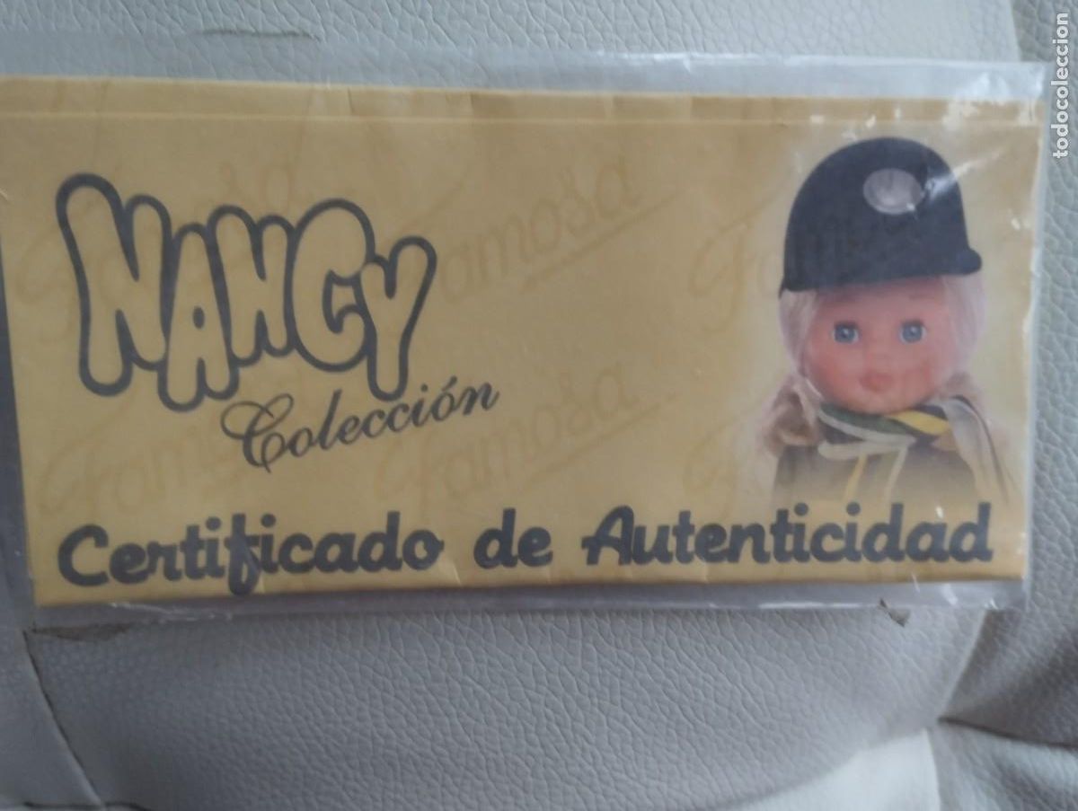 Mu&ntilde;ecas Nancy y Lucas: CERTIFICADO NANCY AZAFATA REEDICI&Oacute;N - Foto 1