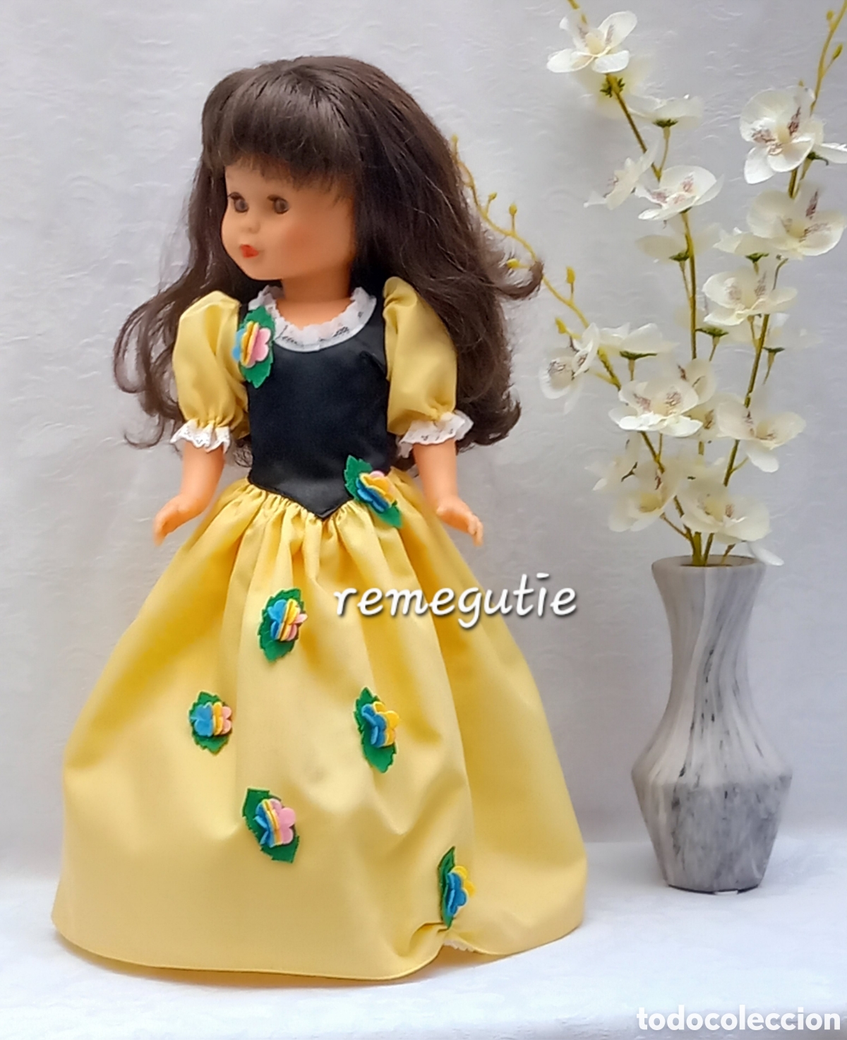 Mu&ntilde;ecas Nancy y Lucas: conjunto blancanieves confeccionado - Foto 3