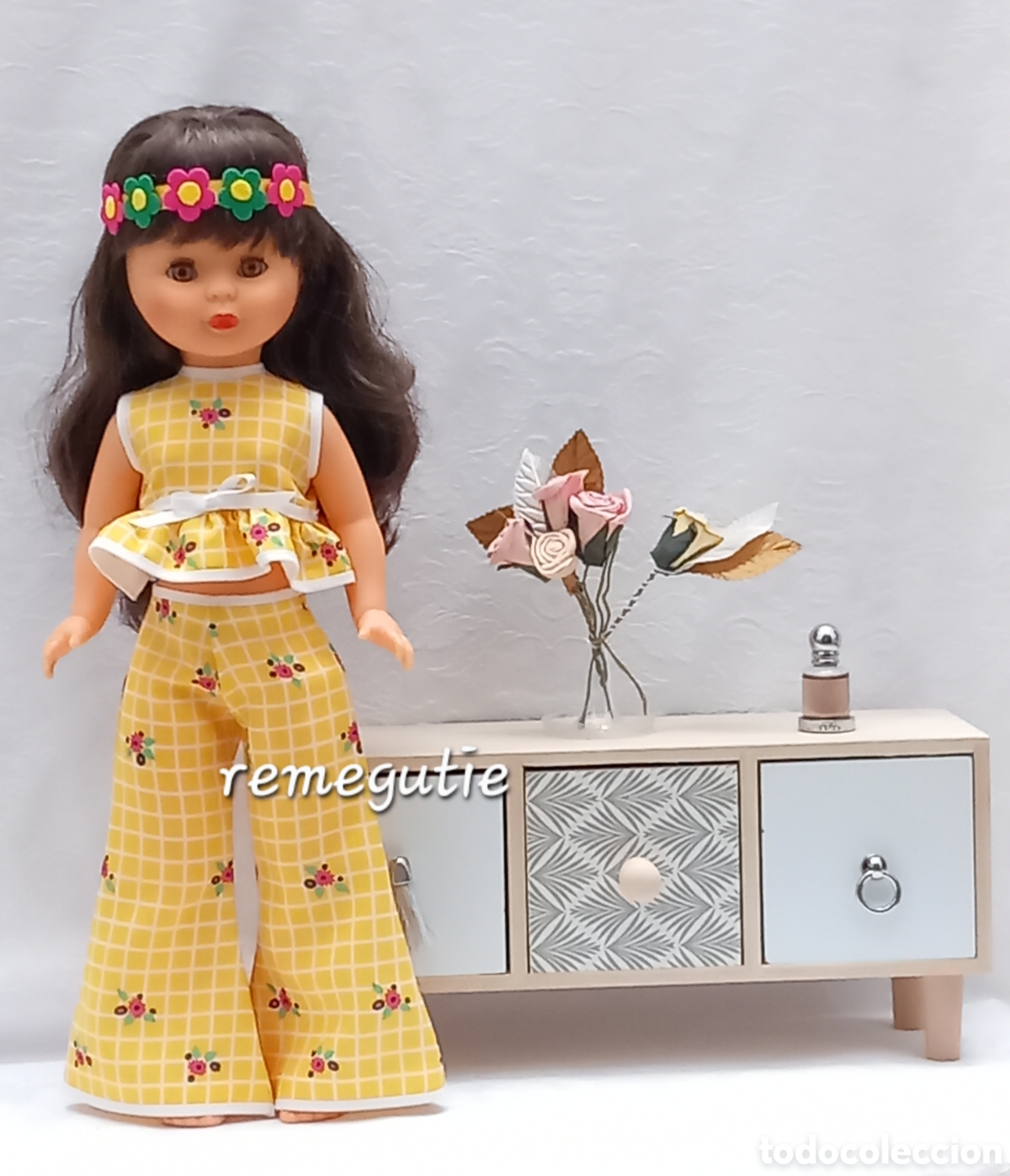 Mu&ntilde;ecas Nancy y Lucas: Conjunto en el Jard&iacute;n confeccionado - Foto 1
