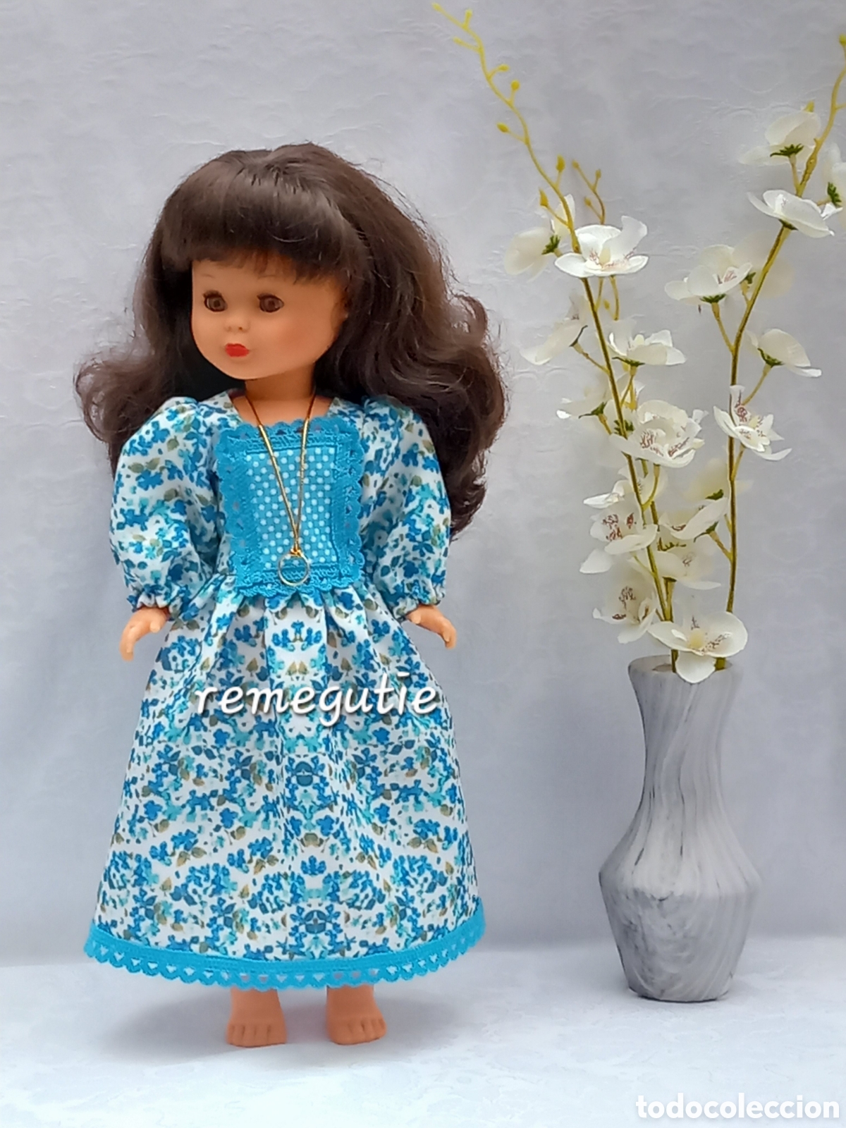 Mu&ntilde;ecas Nancy y Lucas: vestido campestre confeccionado - Foto 2