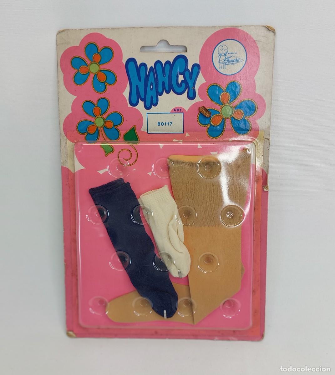 Mu&ntilde;ecas Nancy y Lucas: BLISTER CON MEDIAS DE MU&Ntilde;ECA NANCY REF. 80117. - Foto 1